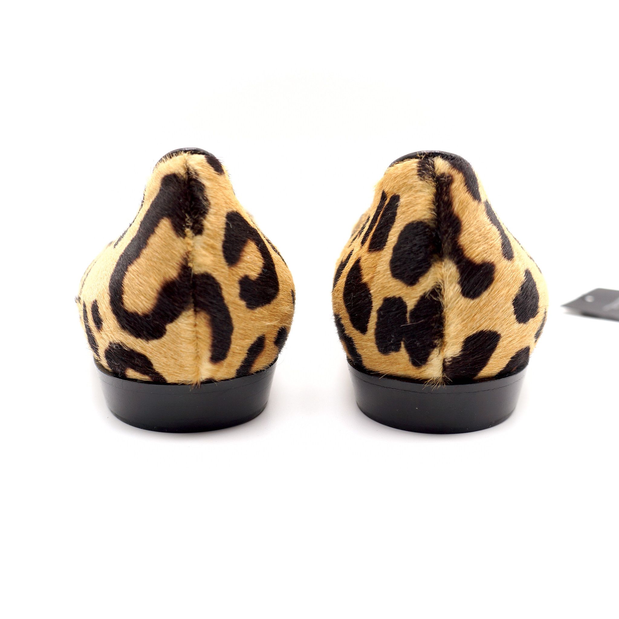 Saint Laurent Paris Calf Hair Leopard Print Flats NWT Size US 6.5 / IT 36.5 - 5 Thumbnail