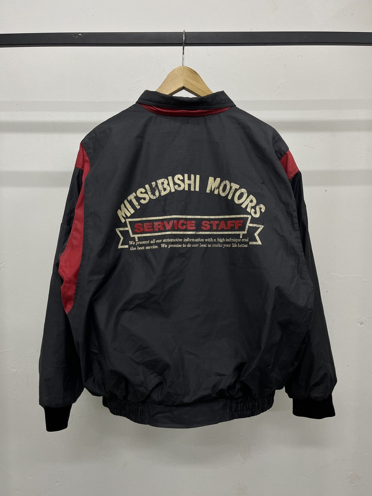 Japanese Brand Mitsubishi Motors Technical Staff JDM vintage jacket Size US L / EU 52-54 / 3 - 1 Thumbnail