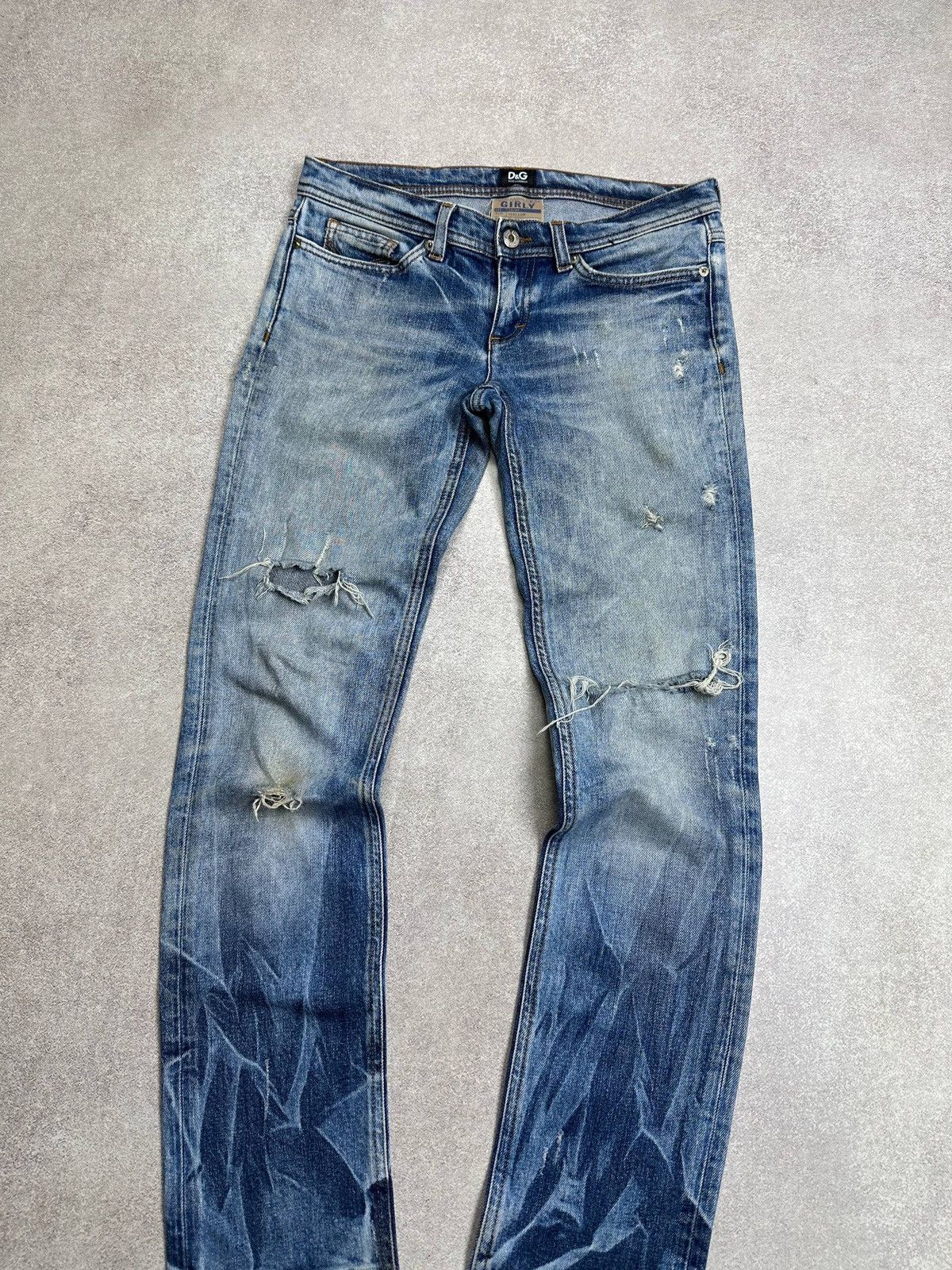 Dolce & Gabbana Vintage Dolce Gabbana Womans Flared Bleached Pants 26 Size 26" / US 2 / IT 38 - 3 Thumbnail