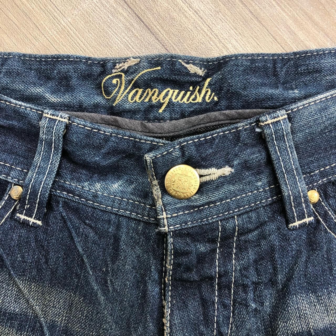 If Six Was Nine × Vanquish Vanquish Distressed Flared Denim Size US 31 - 2 Thumbnail