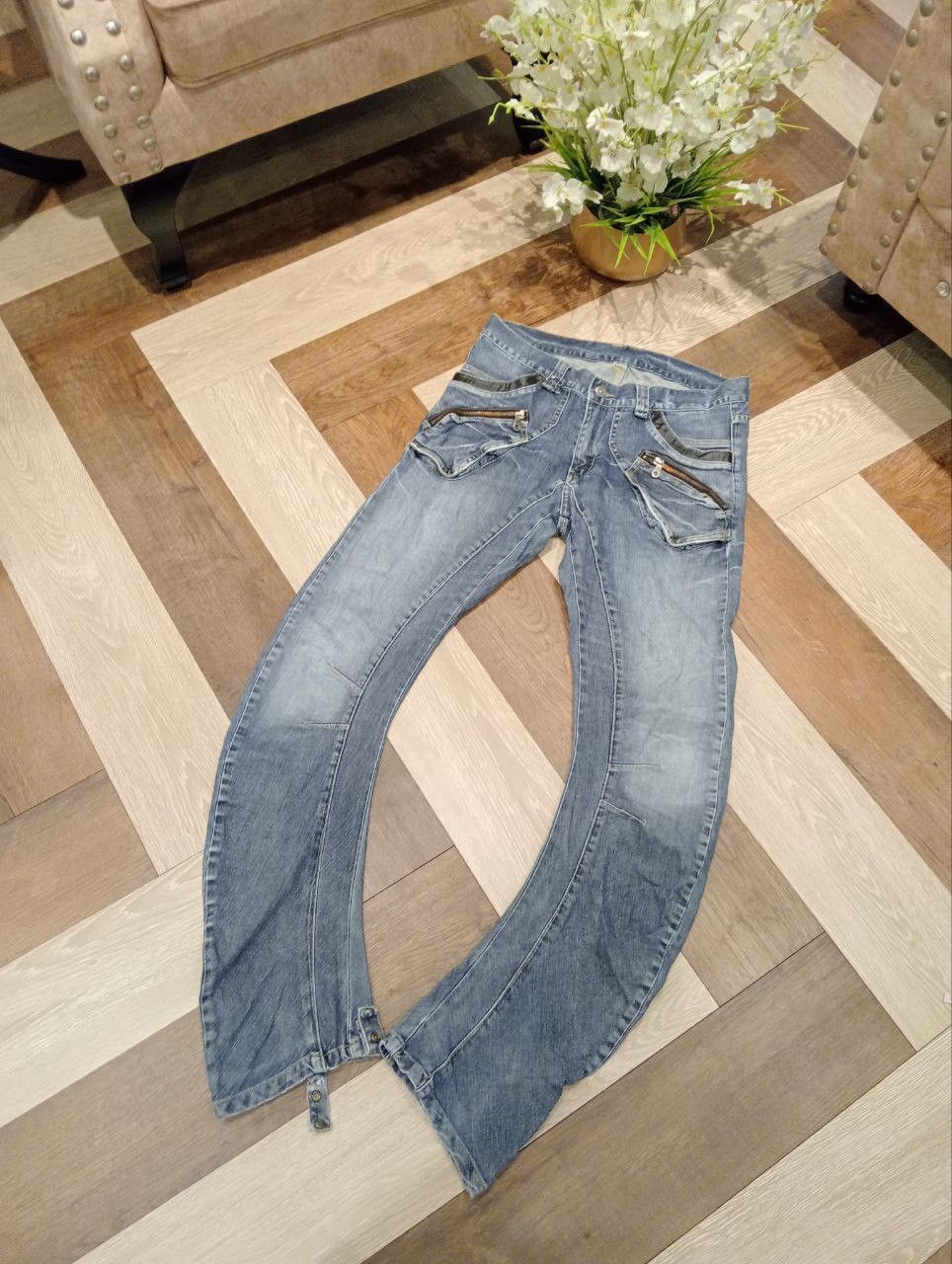 PPFM PPFM JAPAN VINTAGE CURVE JEANS - SIZE M Size US 33 - 2 Thumbnail