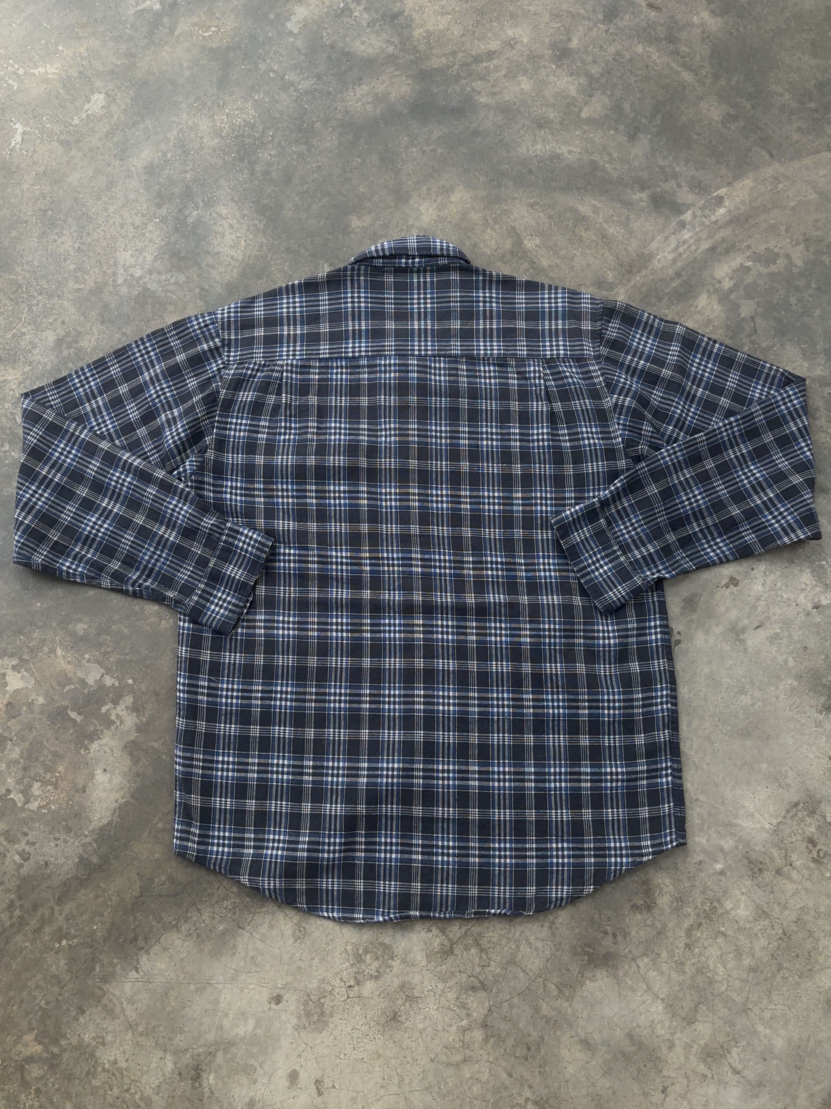 Other Forest Guard Blue Vintage Checkered Button Up Shirt Size US L / EU 52-54 / 3 - 9 Thumbnail