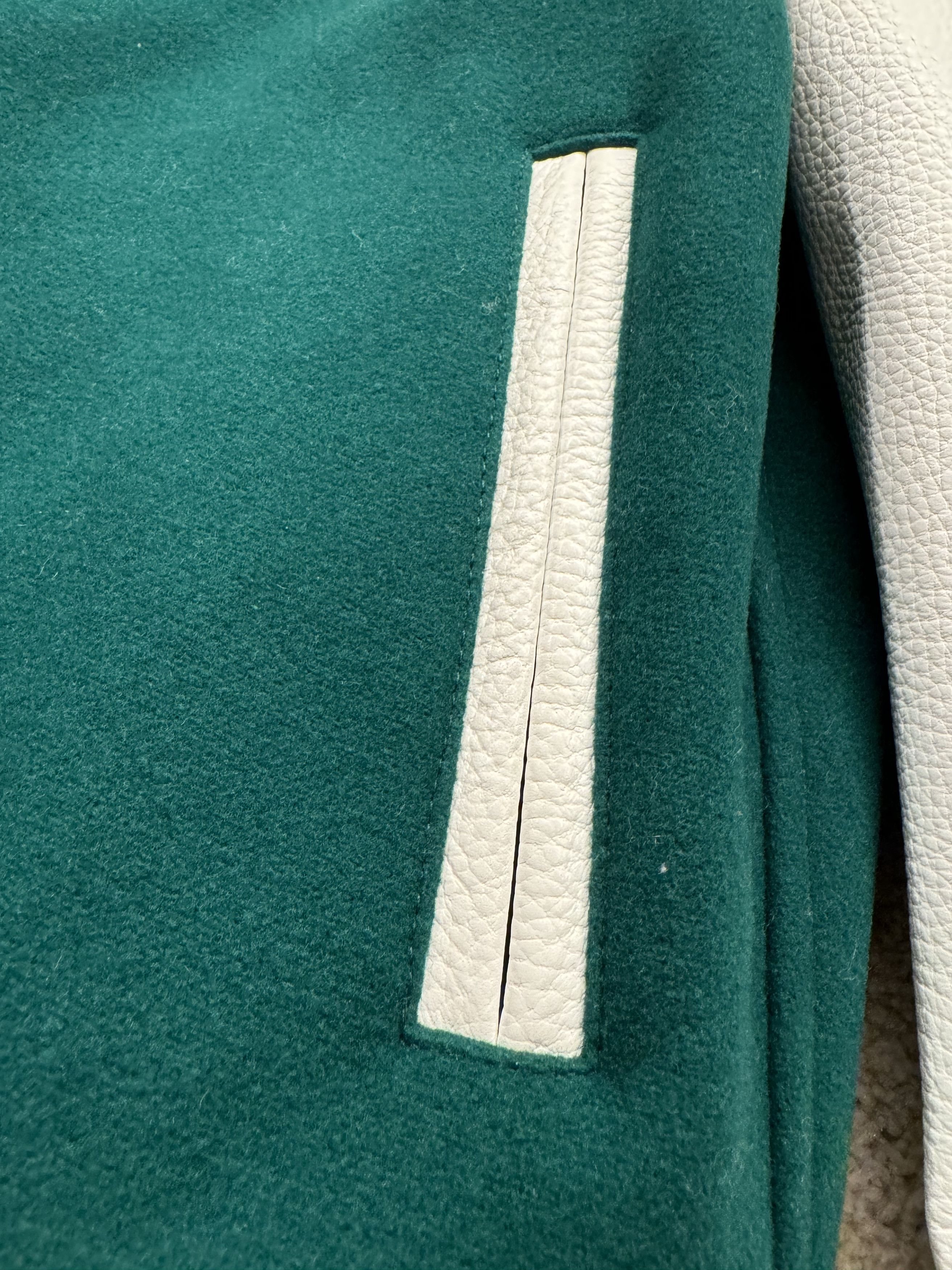 Palm Angels × Vintage 🐻 Palm Angels Green Varsity Jacket Size US L / EU 52-54 / 3 - 9 Thumbnail