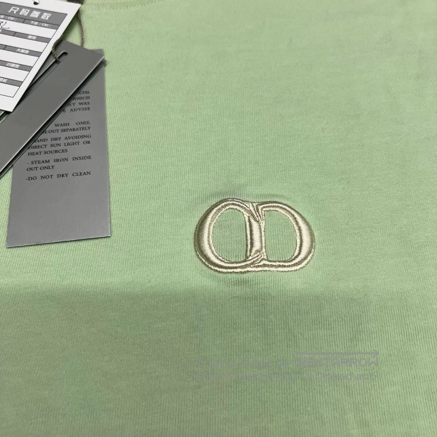 Dior dior green embroidered short sleeve shirt. Size US XXL / EU 58 / 5 - 3 Thumbnail