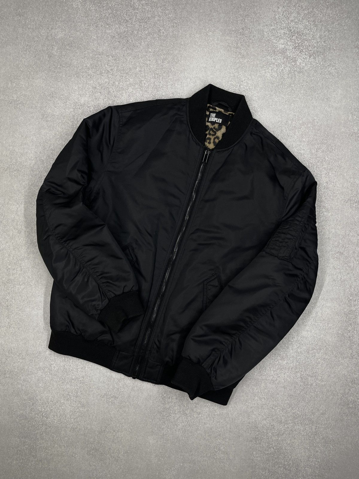 The Kooples Women The Kooples Bomber M1 Black Leopard Jacket Size M / US 6-8 / IT 42-44 - 1 Thumbnail
