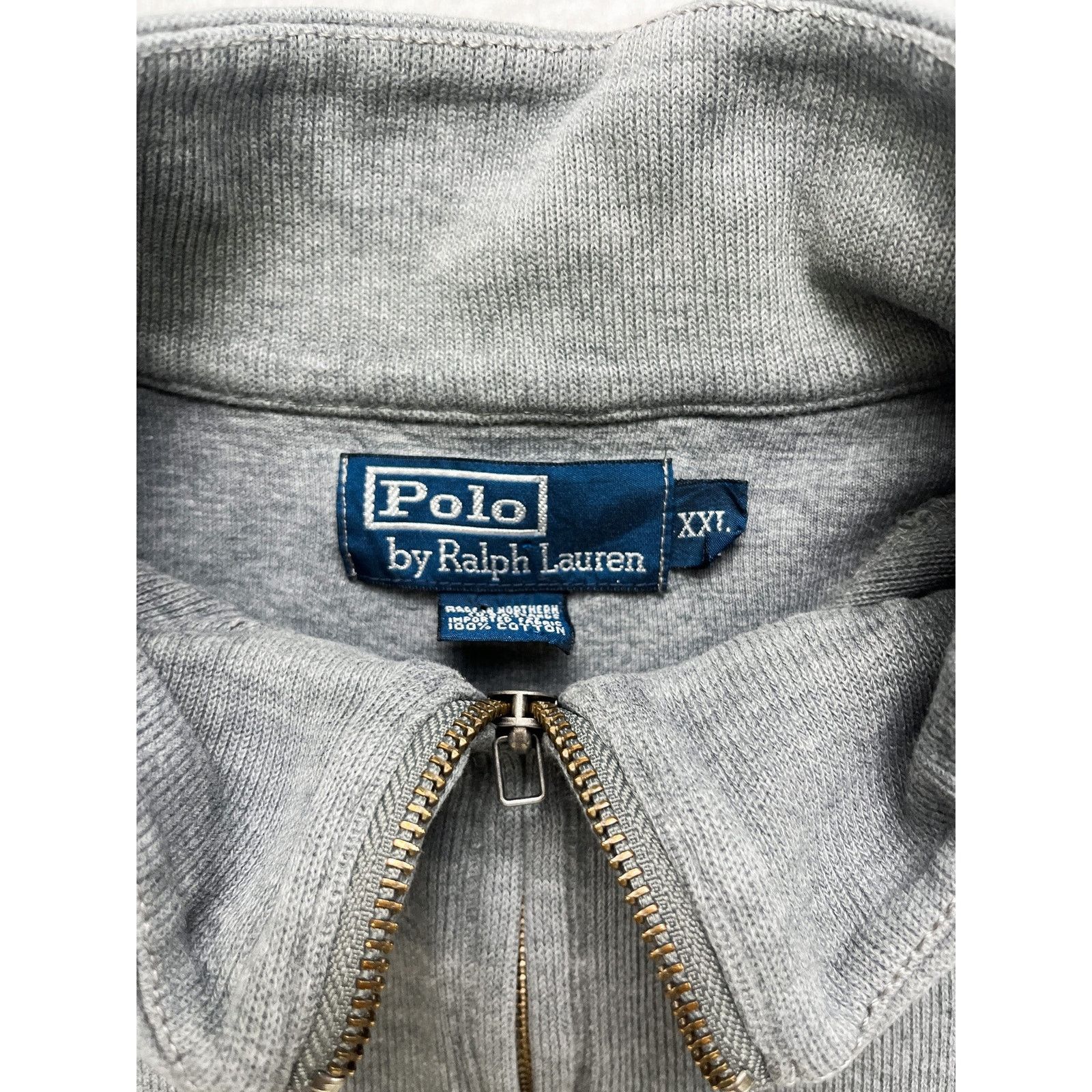 Polo Ralph Lauren Vintage 90s Polo Ralph Lauren 1/4 Zip Sweatshirt - Men's 2XL Size US XXL / EU 58 / 5 - 3 Thumbnail