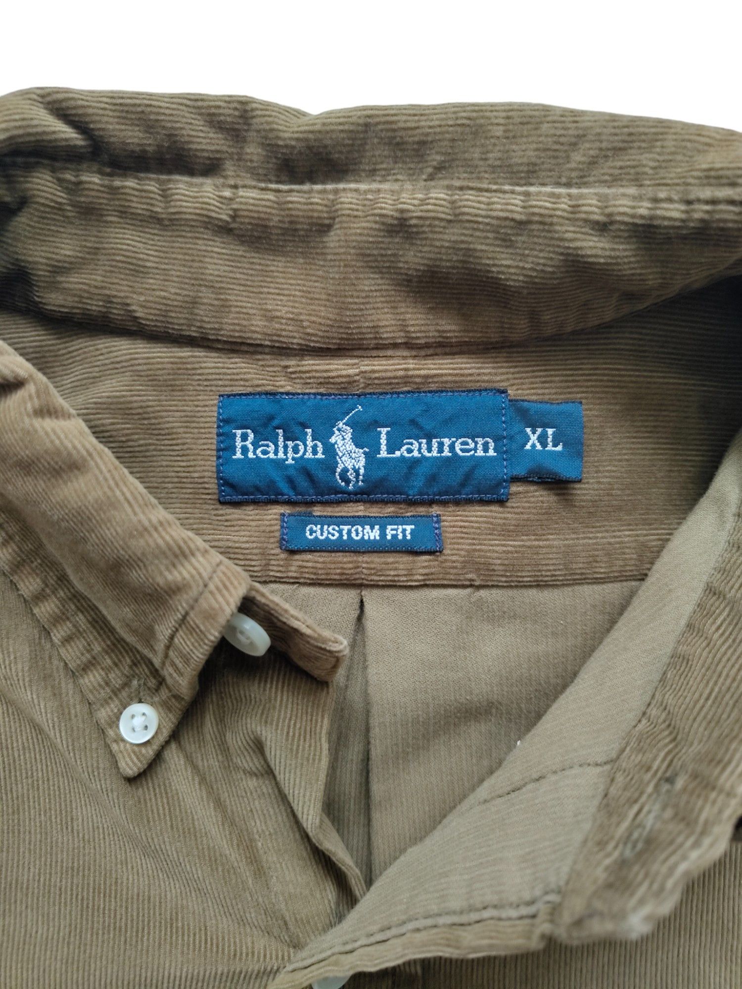 Ralph Lauren Ralph Lauren Olive Green Corduroy Shirt Size US M / EU 48-50 / 2 - 3 Thumbnail