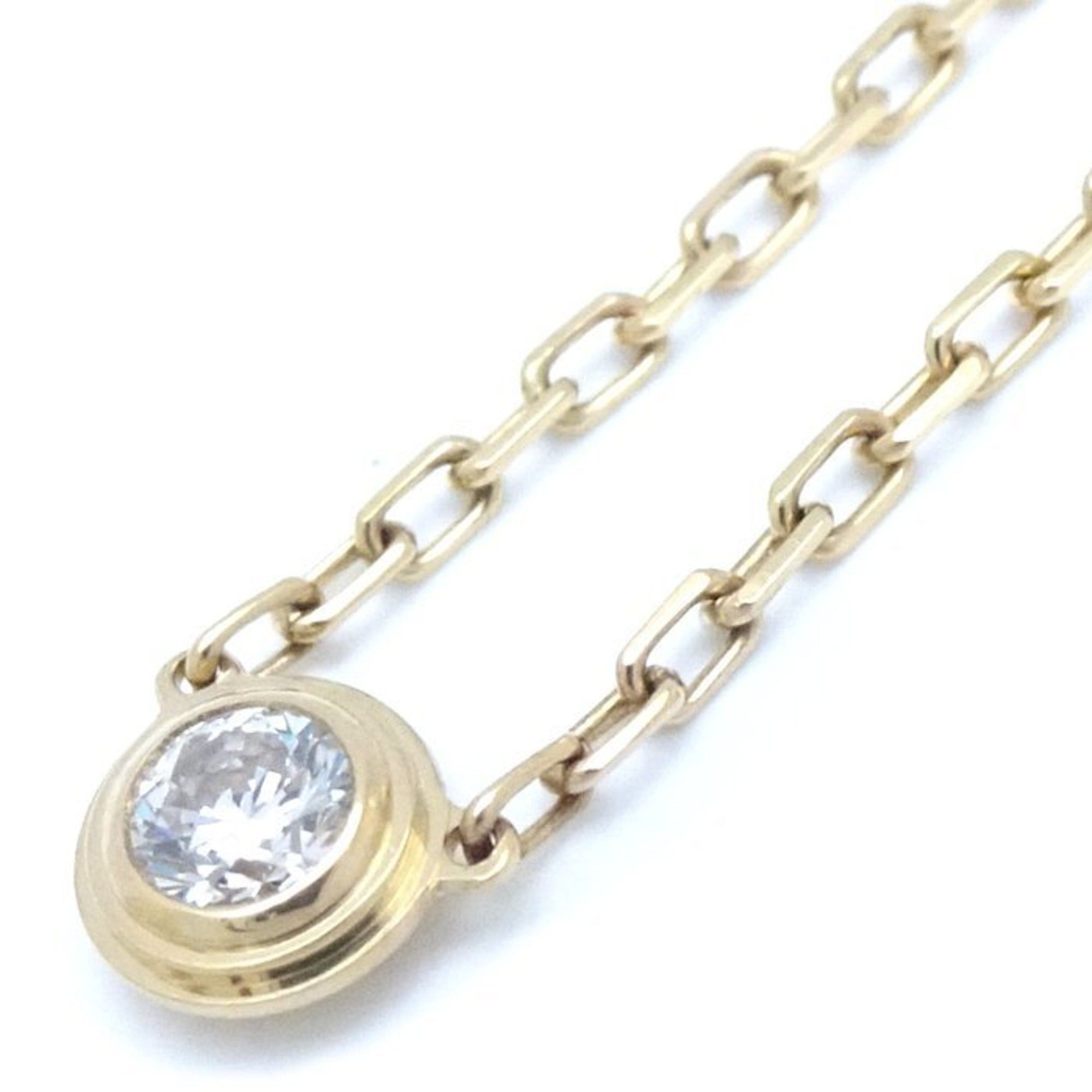 image of Cartier Diamant Leger Sm Necklace Amour B7215800 K18Yg Yellow Gold 291662, Women's