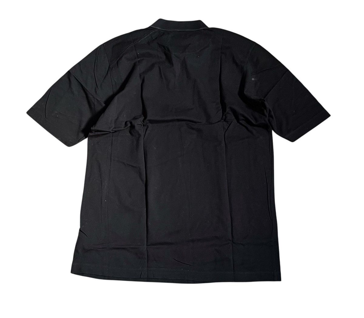 Yohji Yamamoto TAX FREE 🇺🇸 Yohji yamamoto y-3 logo black polo shirt Size US M / EU 48-50 / 2 - 7 Thumbnail