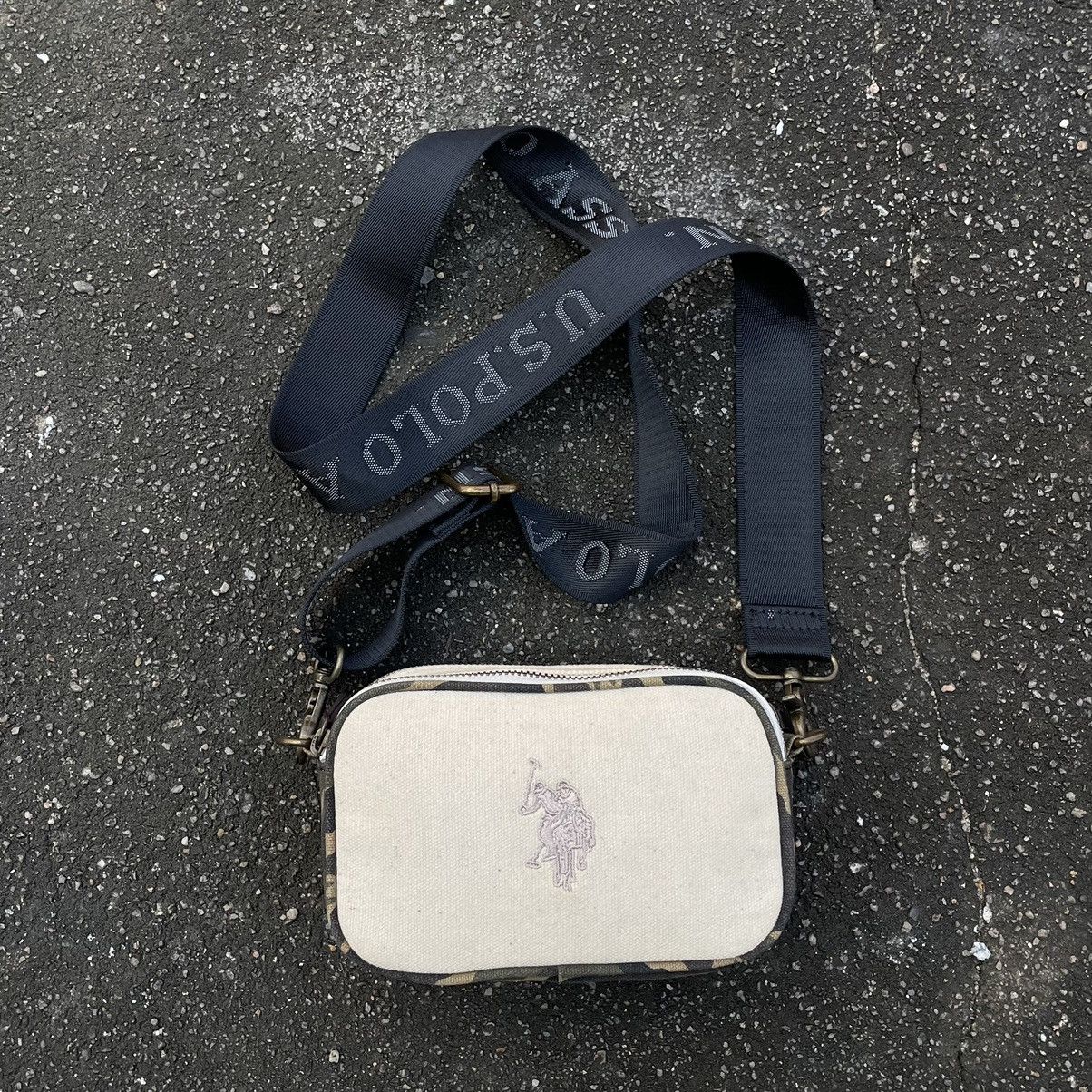 Canvas × U.S. Polo Assn. U.S.Polo.Assn Logo Canvas Military Small Crossbody Size ONE SIZE - 1 Thumbnail