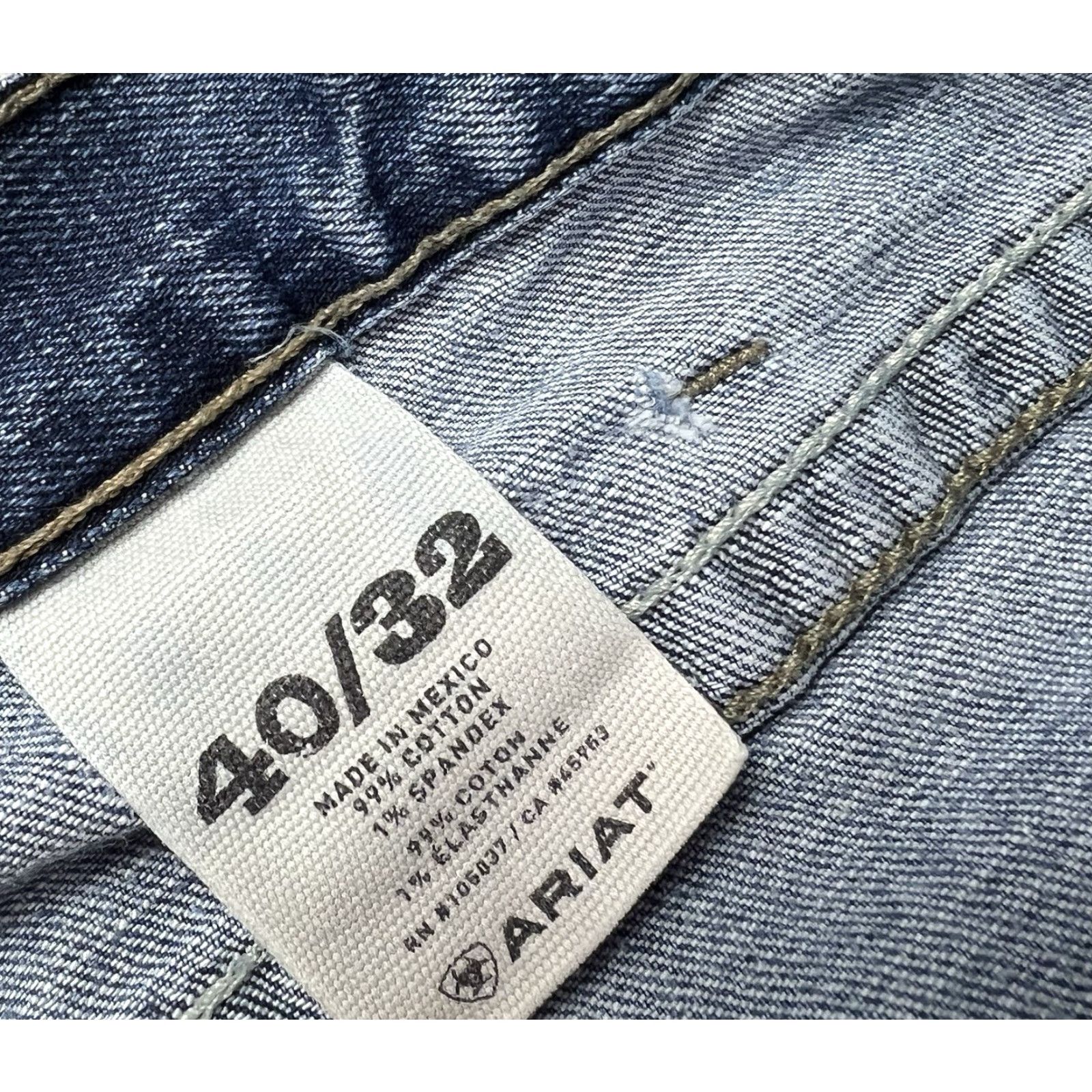 Ariat **Slim Fit Ariat Men's Blue Straight Jeans 40x32** User: **Ariat Men's Slim Fit Blue Straight Jeans 40x32** Size US 40 / EU 56 - 4 Thumbnail