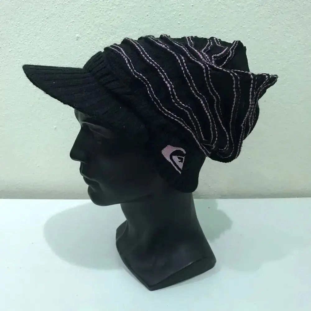Quicksilver × Quiksilver Quiksilver Small Logo Stripe Beanie Hat Size ONE SIZE - 2 Thumbnail
