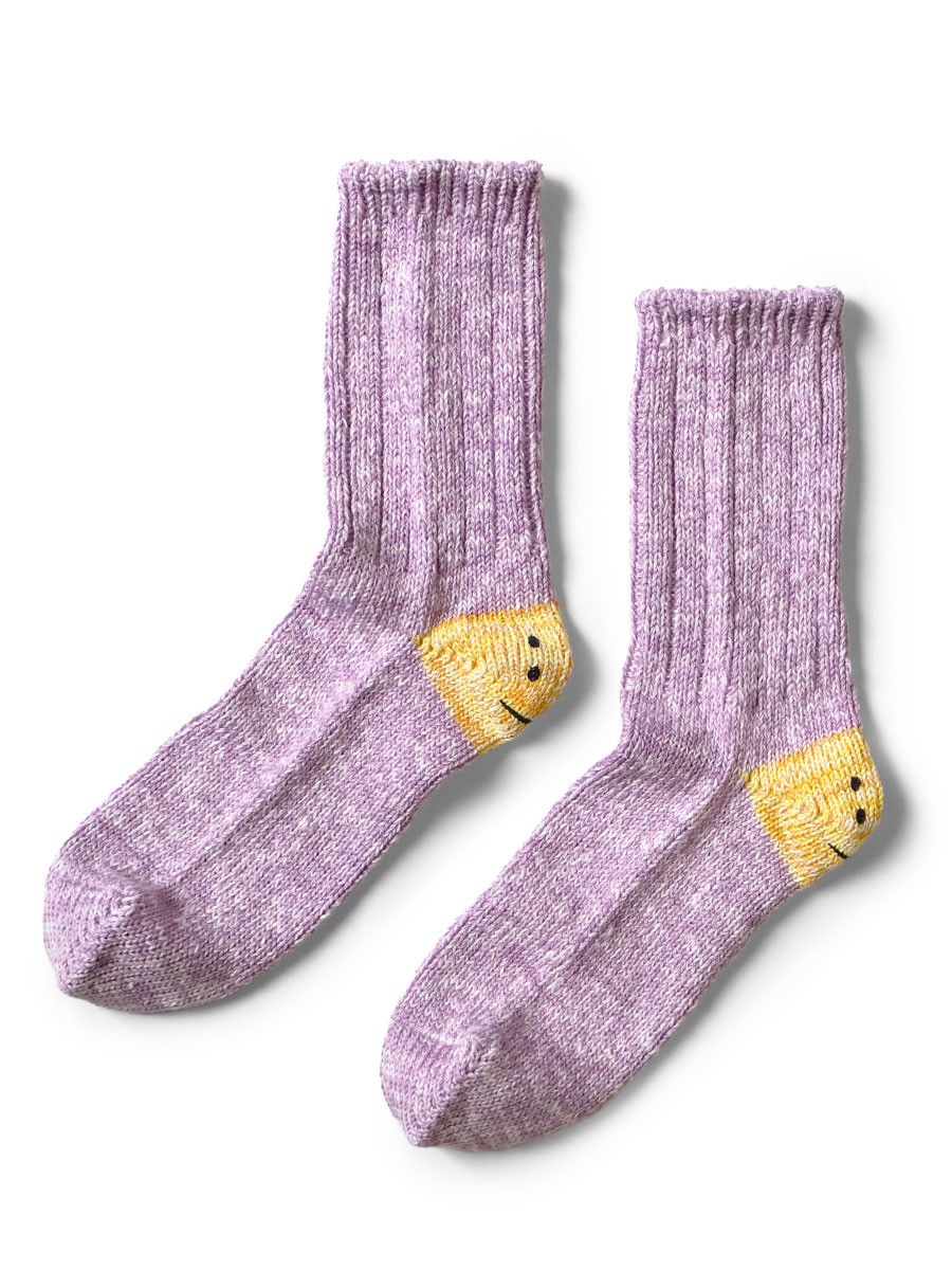 Kapital Kapital RAINBOWY HAPPY HEEL Lib Socks Size ONE SIZE - 1 Thumbnail