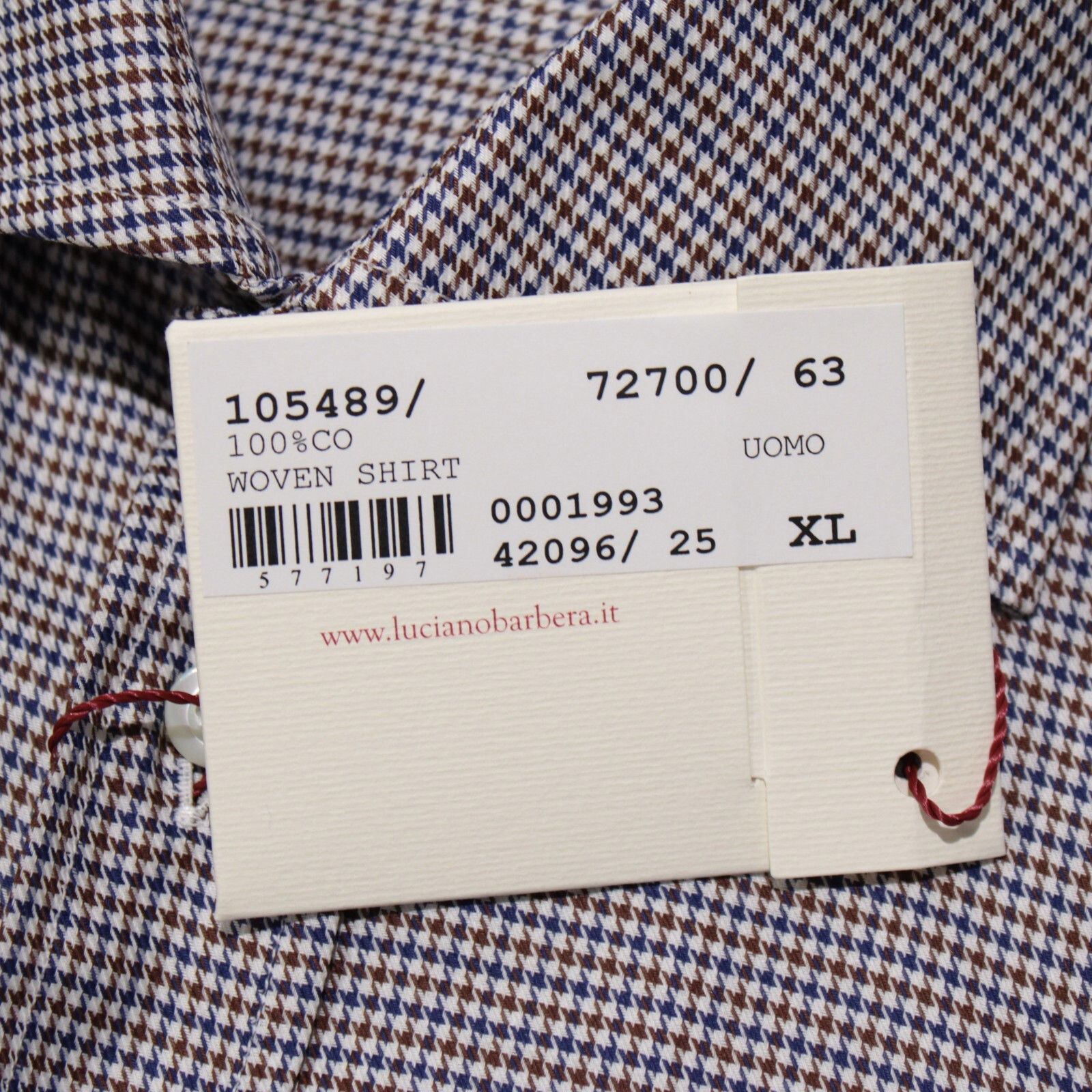Luciano Barbera Luciano Barbera New with tags Shirt Size XL US In Brown Size US XL / EU 56 / 4 - 7 Thumbnail