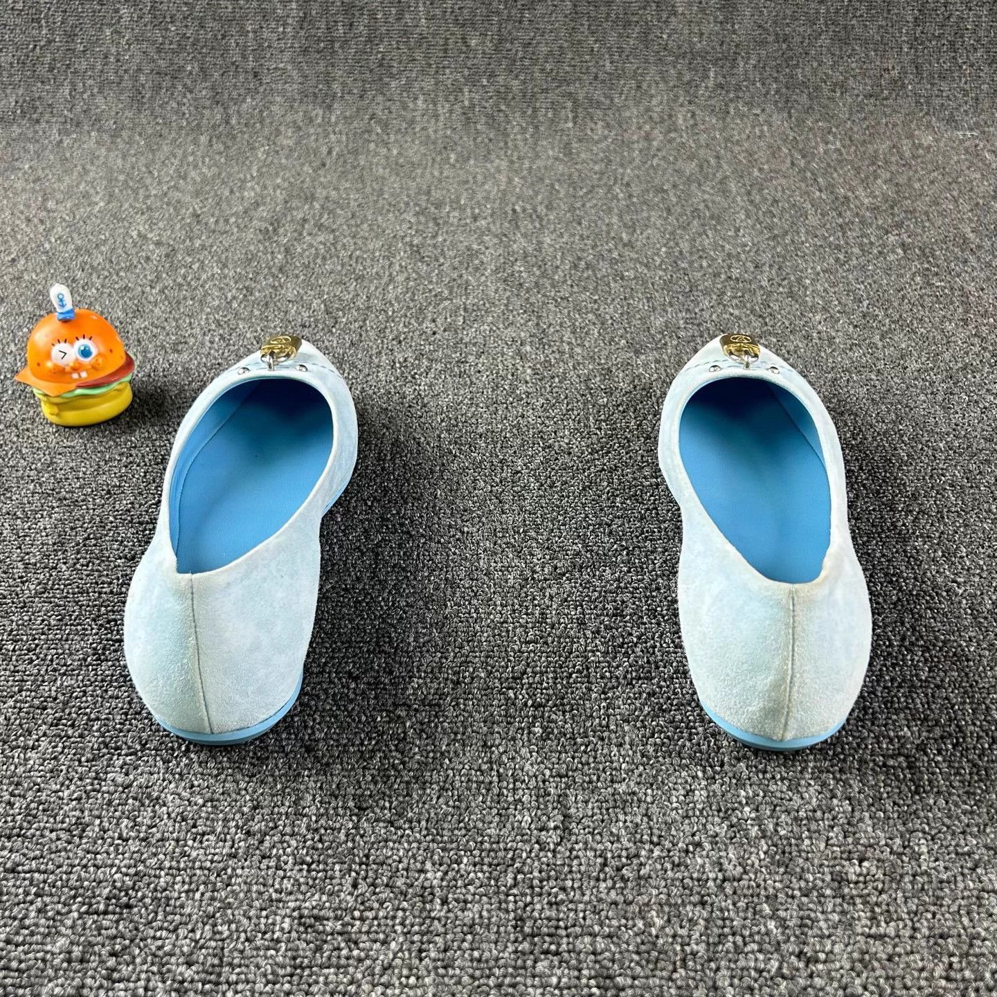 Louis Vuitton Louis Vuitton blue flats 37.5 Worn 2x Size US 6.5 / IT 36.5 - 5 Thumbnail