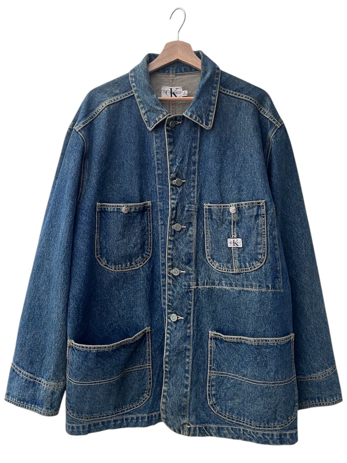Calvin Klein Vintage Calvin Klein Denim Loco Blouson Jacket Size US M / EU 48-50 / 2 - 1 Thumbnail