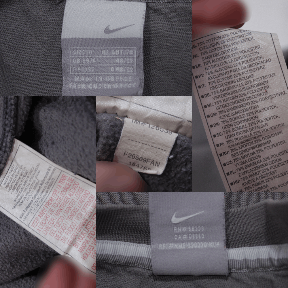 Nike 90S Swoosh Faded Distressed Sweatshirt Size US M / EU 48-50 / 2 - 8 Thumbnail