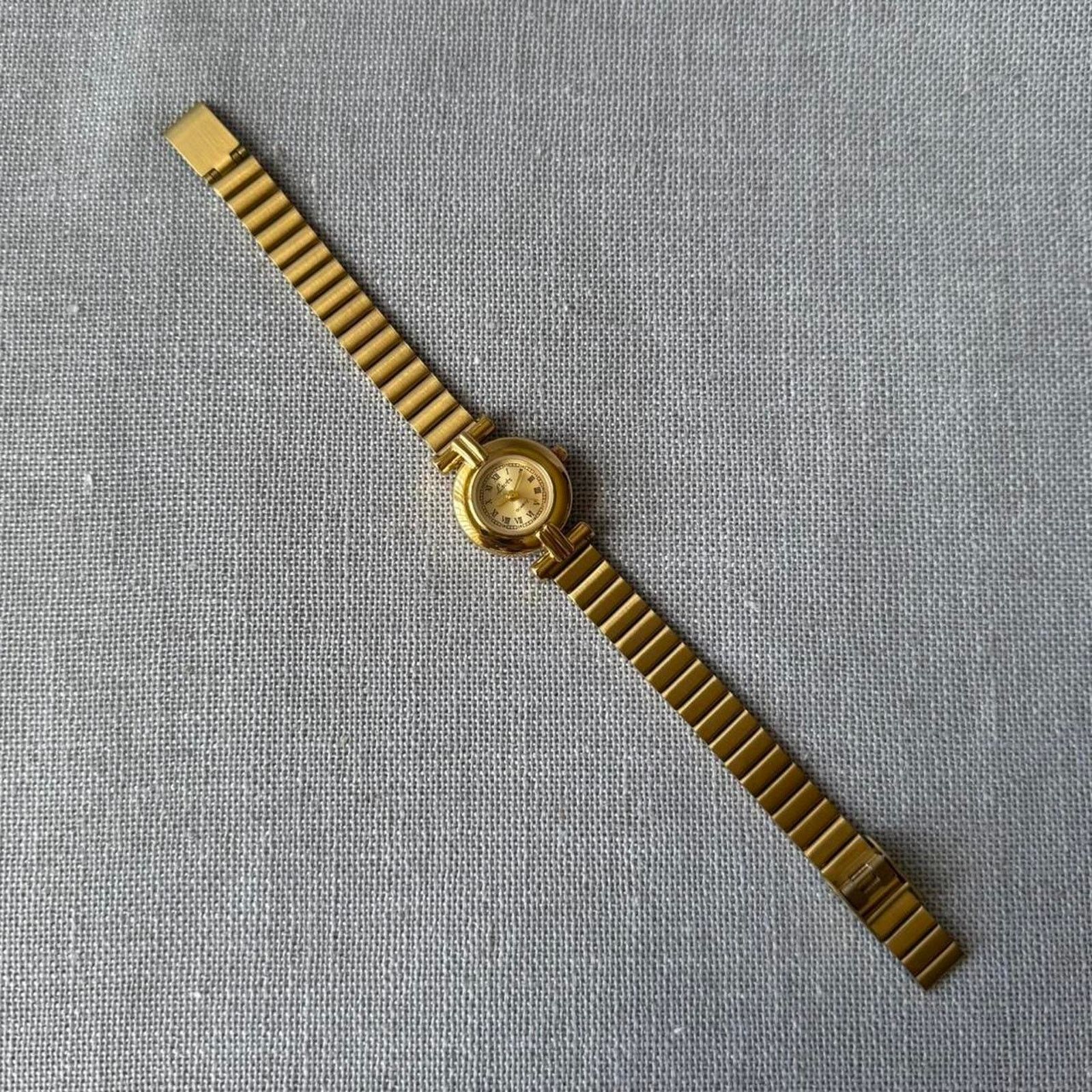 Other Elegant gold vintage style watch MENS2 Size ONE SIZE - 4 Thumbnail