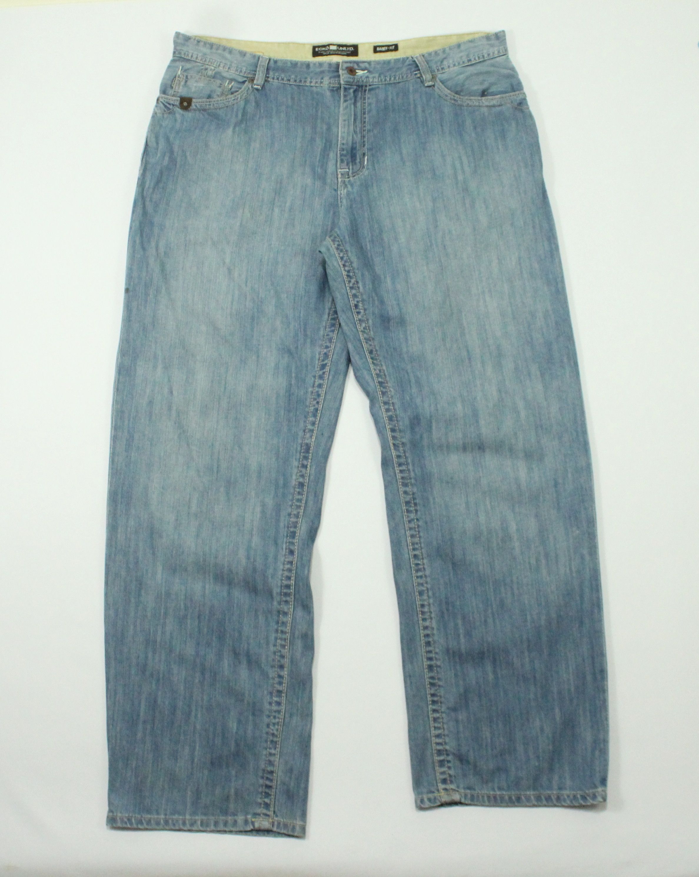 Ecko Unltd. ECKO UNLTD Denim Baggy Fit Embroidered Logo JNCO STUSSY Size US 42 / EU 58 - 13 Thumbnail