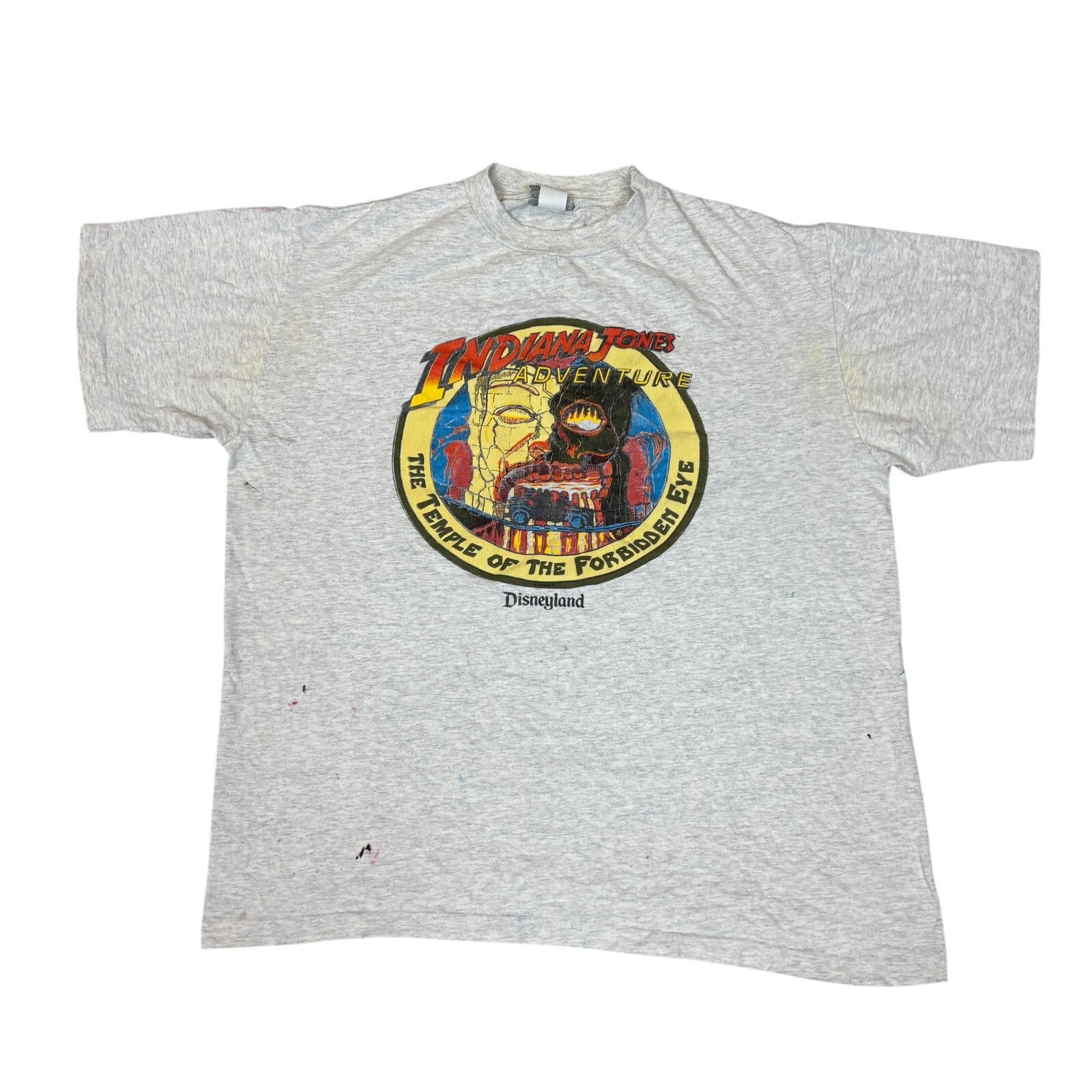Disney × Vintage VTG 90s Indiana Jones Temple Of The Forbidden Eye Shirt L/XL Size US L / EU 52-54 / 3 - 1 Thumbnail