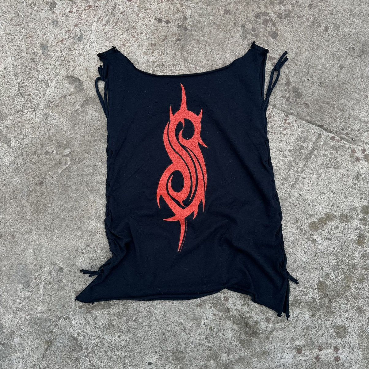 Band Tees × Vintage Vintage Slipknot Tank Top Sleeveless Band Rock Crazy Custom Size S / US 4 / IT 40 - 2 Thumbnail