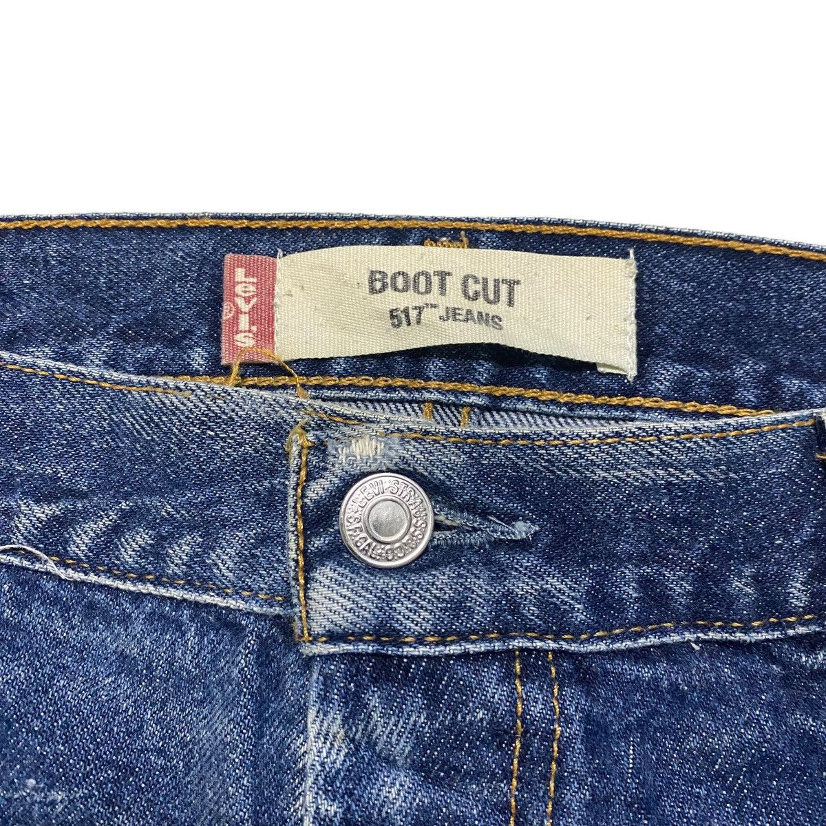 Levi's Vintage Levis 517 Bootcut Distressed Jeans Size US 34 / EU 50 - 9 Thumbnail