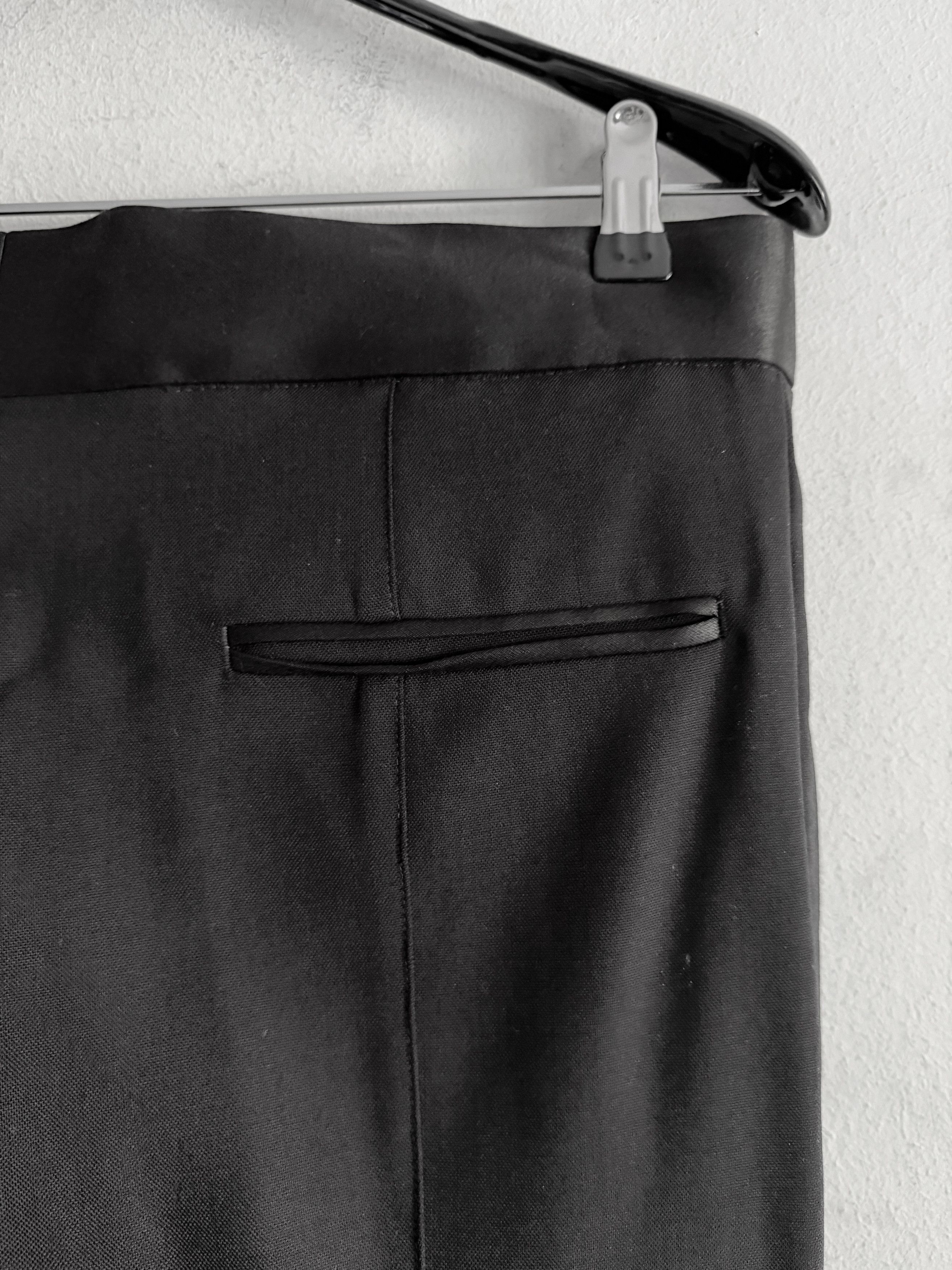 Haider Ackermann Fleecewool Silk-Trim Tuxedo Trousers Size US 30 / EU 46 - 8 Thumbnail