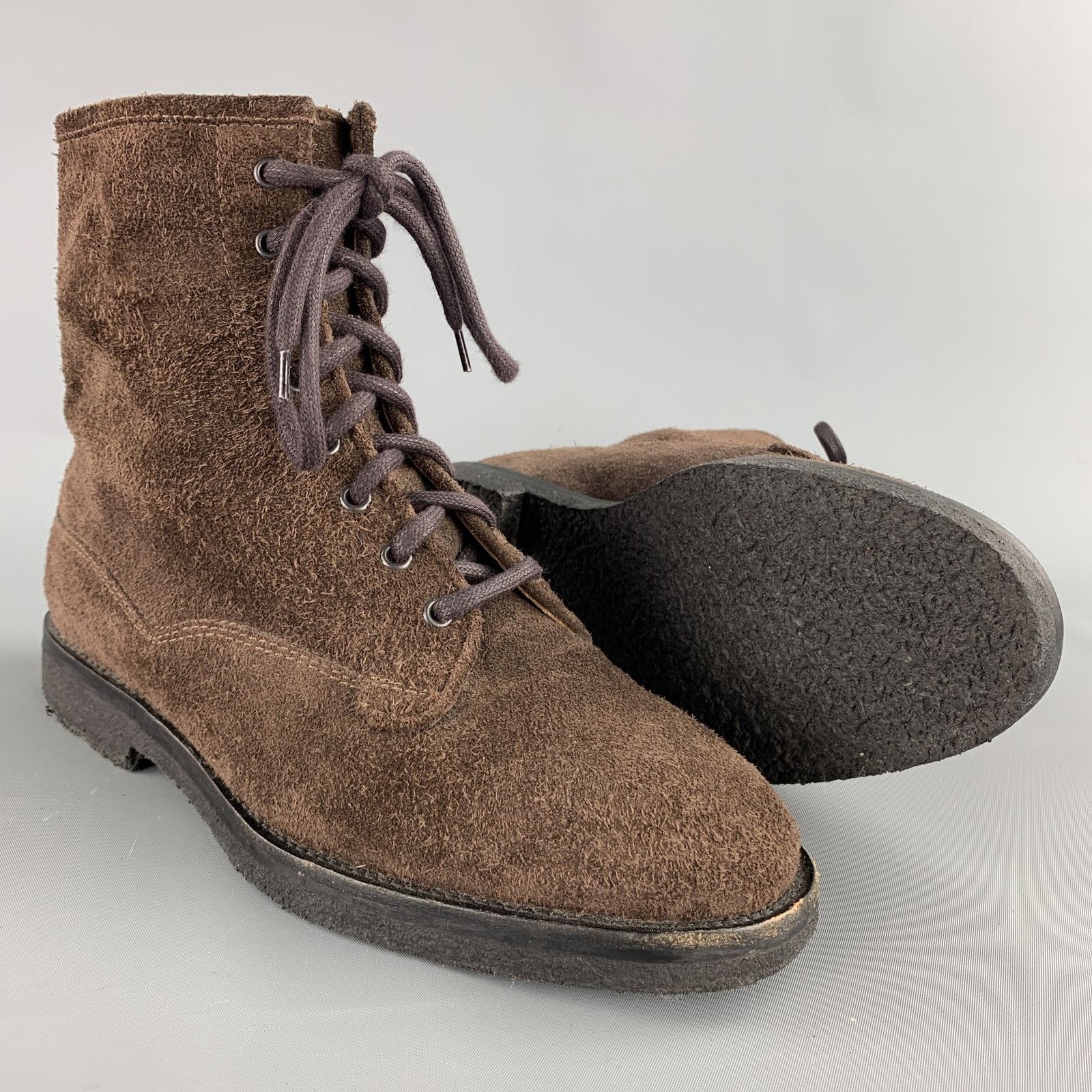 Christian Kimber CHRISTIAN KIMBER Size 7 Brown Suede Crepe Sole Boots Size US 7 / EU 40 - 3 Thumbnail