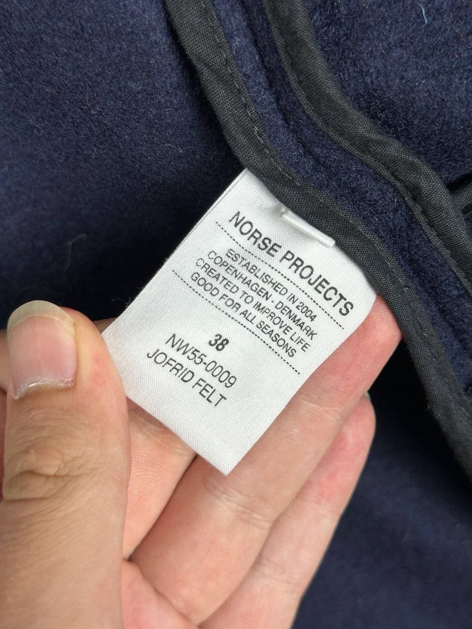Norse Projects Norse Projects Navy Luxury Wool Jacket Size M / US 6-8 / IT 42-44 - 10 Thumbnail