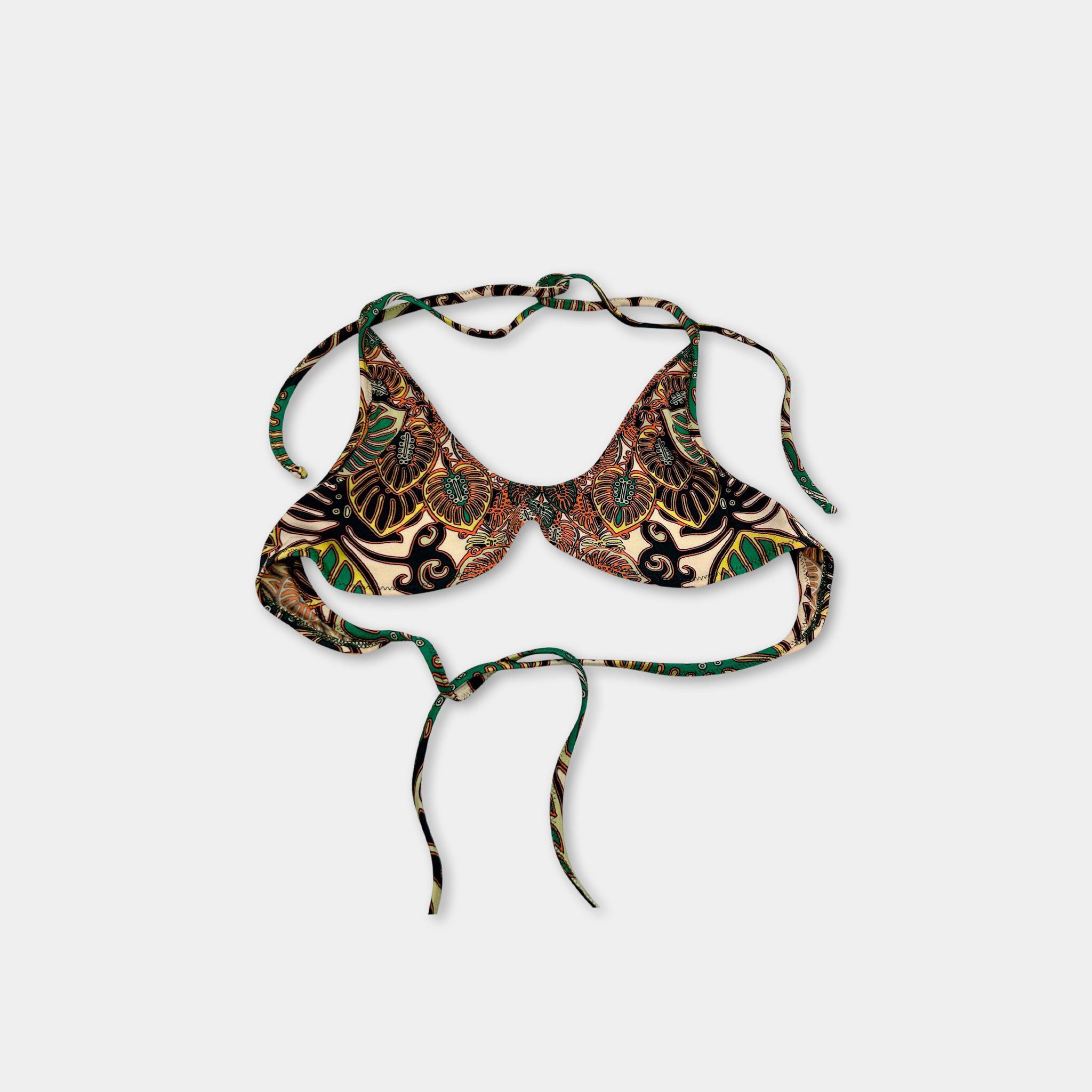 Jean Paul Gaultier Jean Paul Gaultier Soleil "Tribal Batik" Print Bikini Set Size ONE SIZE - 2 Thumbnail