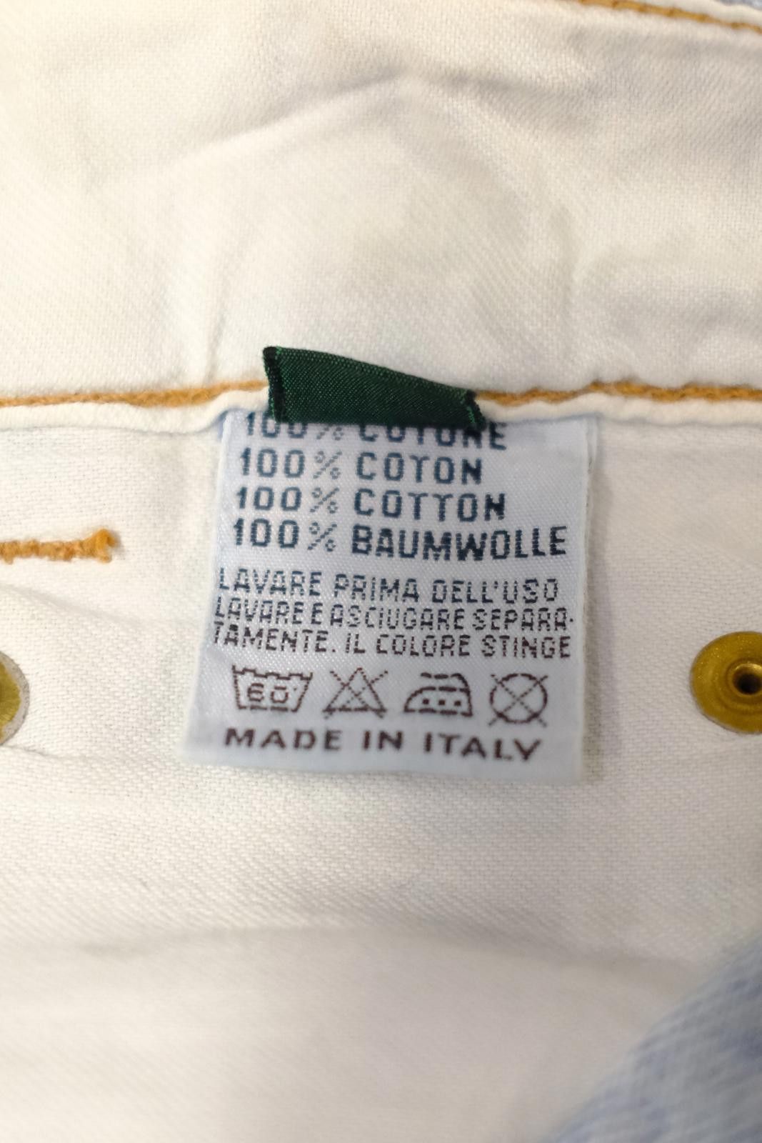 Katharine Hamnett London 90's Katharine Hamnett Light Wash Straight-Leg Jeans Size 32" / US 10 / IT 46 - 10 Thumbnail