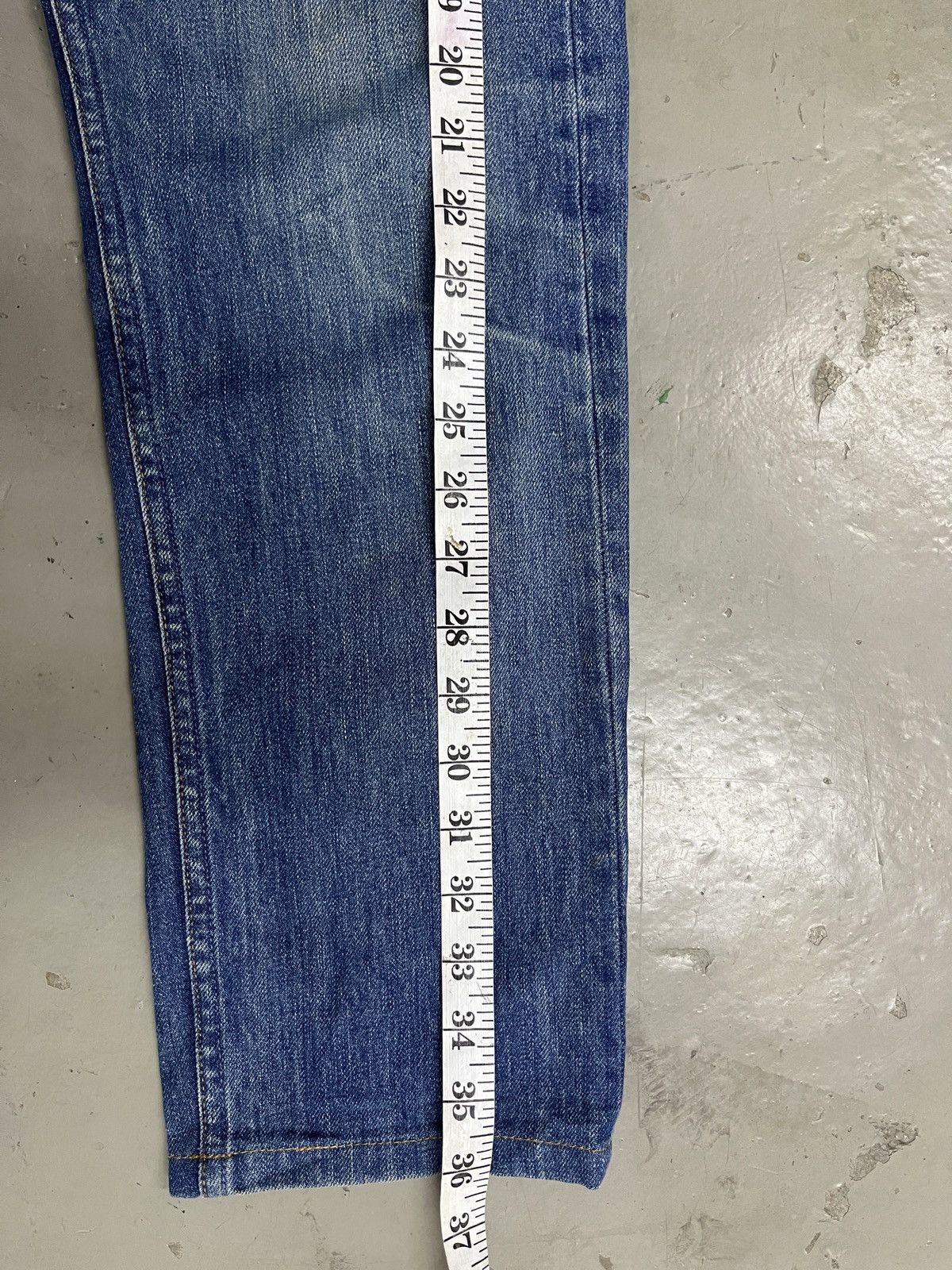 A.P.C. A.P.C Raw Denim Honeycomb Contrast Faded Straight Fit jeans Size US 32 / EU 48 - 8 Thumbnail