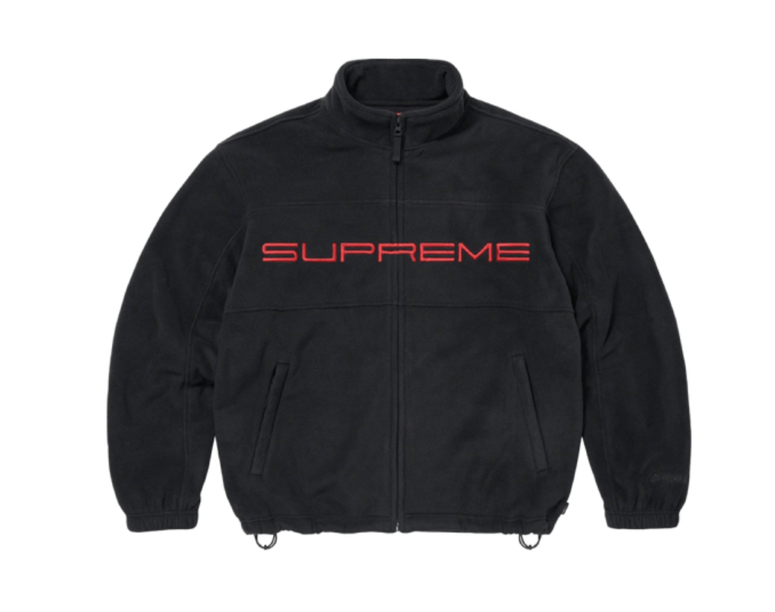 Supreme Supreme Polartec Zip Jacket Black • L | Grailed 