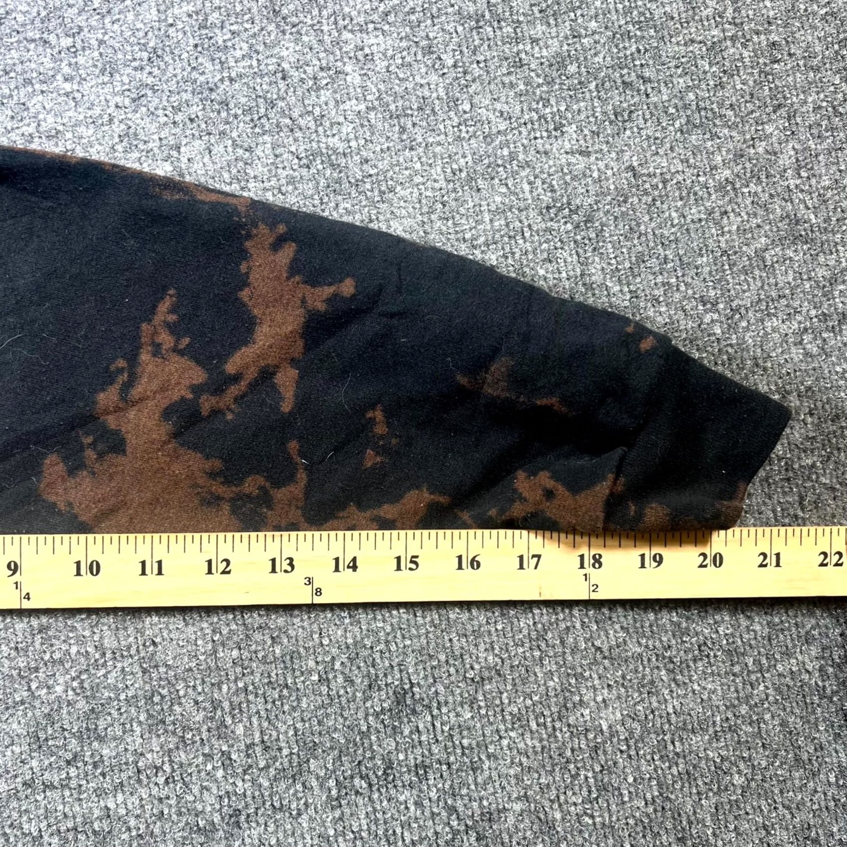 CO Artist Union Hoodie Men S Black Brown Tie Dye Skeleton Peace Graphic Shirt Size US S / EU 44-46 / 1 - 5 Thumbnail
