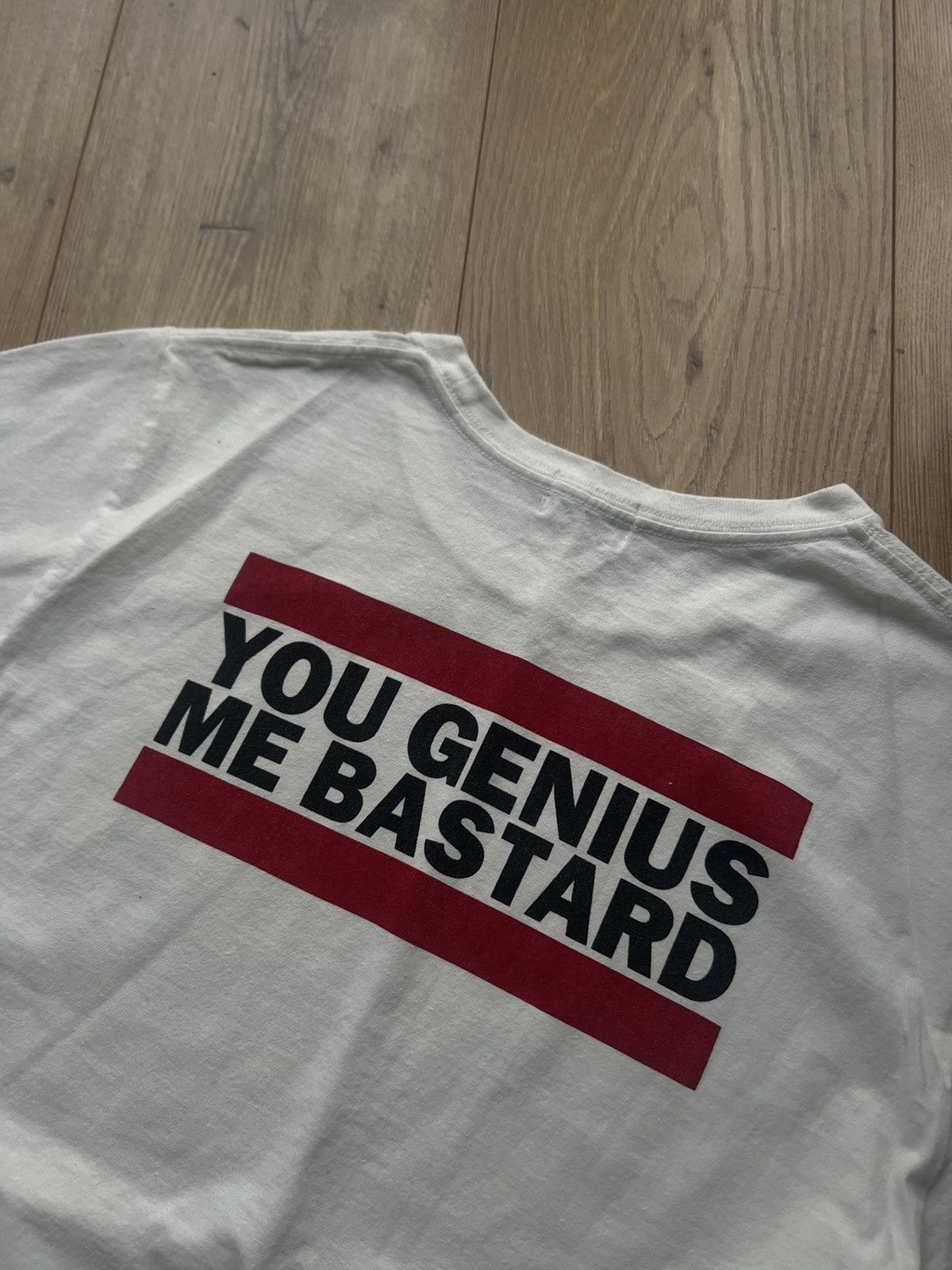 Hysteric Glamour HYSTERIC GLAMOUR TEDDY BEAR YOU GENIUS ME BASTARD Y2K TEE Size US M / EU 48-50 / 2 - 11 Thumbnail
