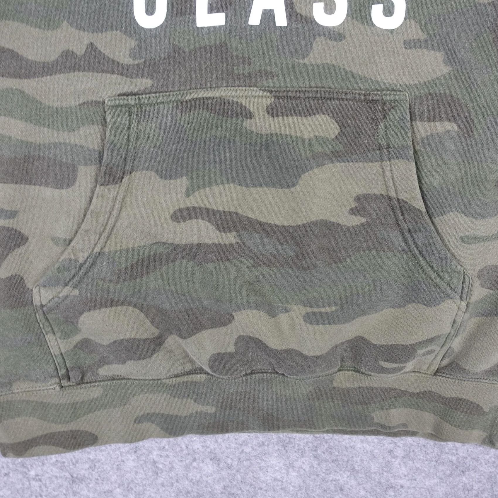 Vintage Dixxon Hoodie Mens M Green Camo Working Class Pullover Sweatshirt Hooded Crew Neck Pockets Graphic Print Satin Size US M / EU 48-50 / 2 - 5 Thumbnail