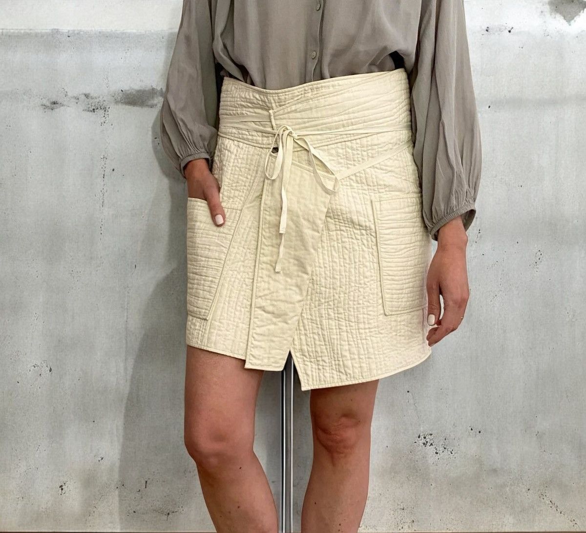 Isabel Marant Isabel Marant Quilted Wrap Mini Skirt Size 27" / US 4 / IT 40 - 1 Thumbnail