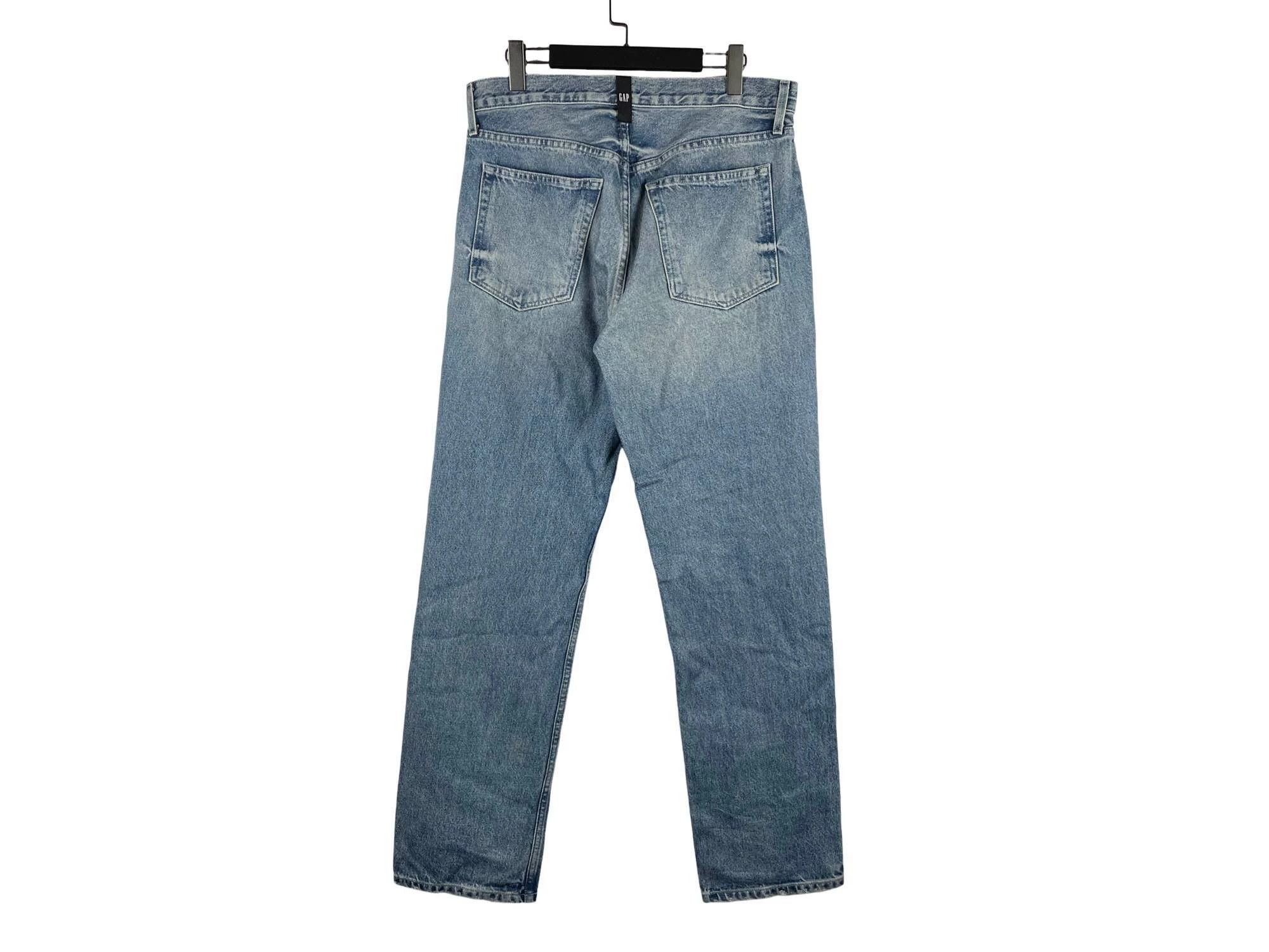 Yeezy Yeezy × Gap × Balenciaga Washed Distressed Jeans Size US 32 / EU 48 - 2 Thumbnail