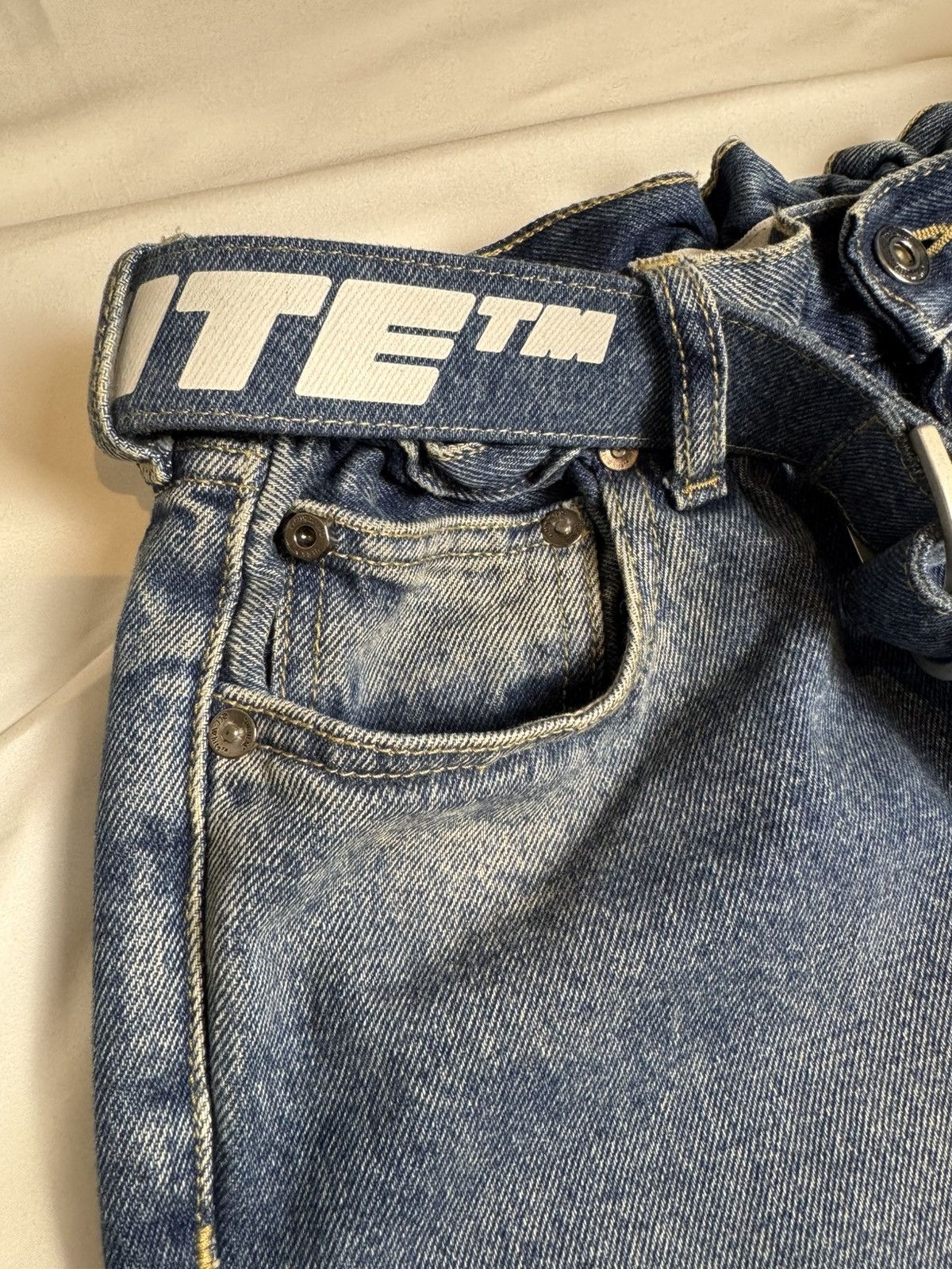Off-White Off-White Blue Denim Jeans – Size 30 Size US 30 / EU 46 - 5 Thumbnail