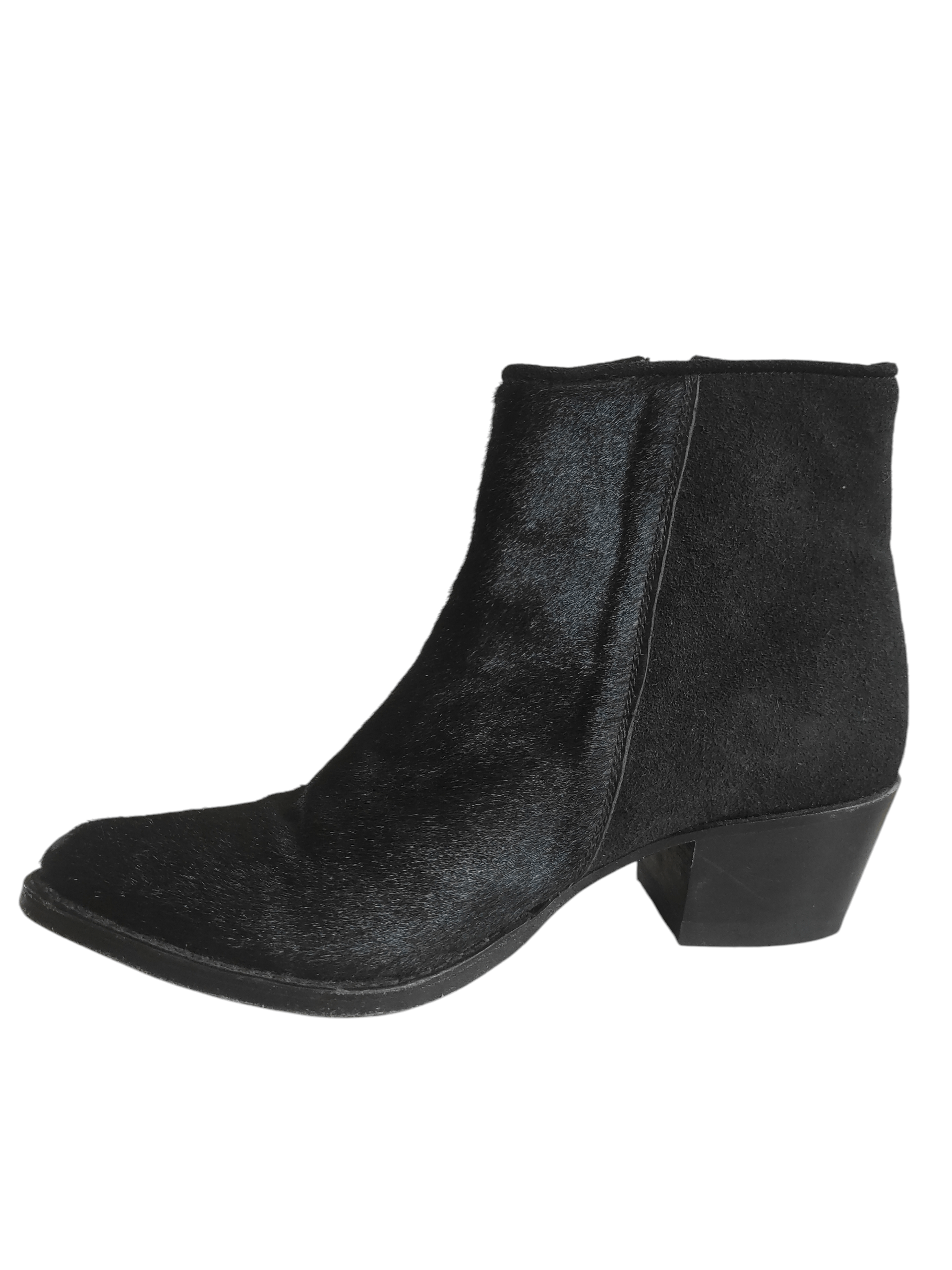 Other Sendra Cowboy Boots Black Suede Leather Ankle Boots Size US 6 / IT 36 - 5 Thumbnail