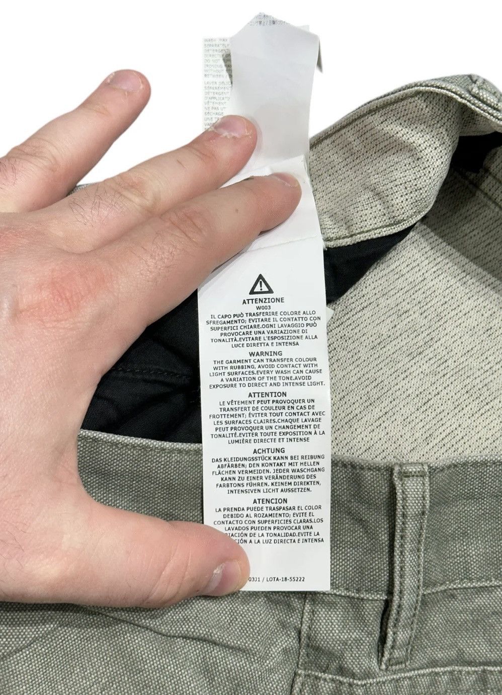 Stone Island Stone island double knee pants Size US 30 / EU 46 - 11 Thumbnail