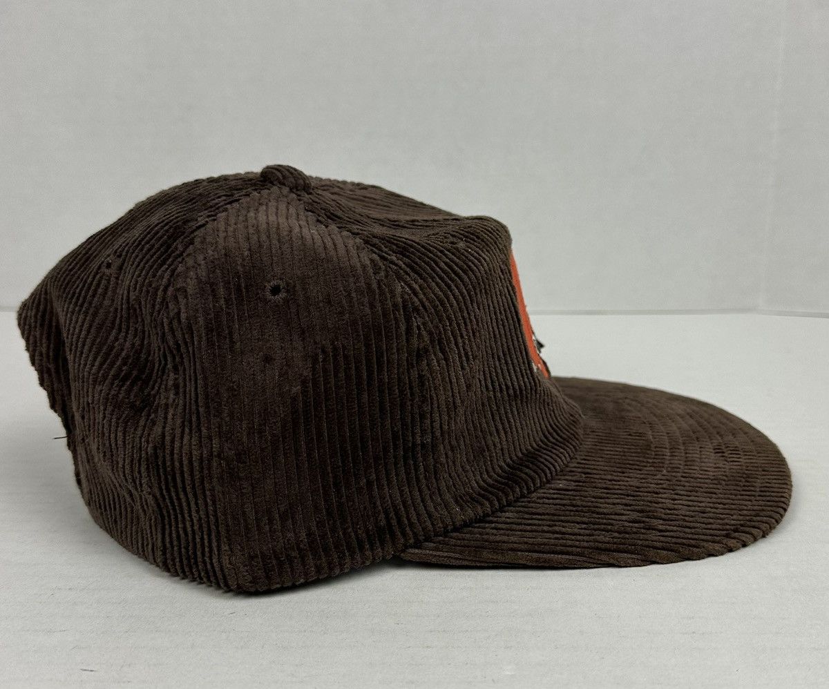 NFL Vintage Cleveland Browns Corduroy Snapback Hat Annco NFL 90s Size ONE SIZE - 4 Thumbnail