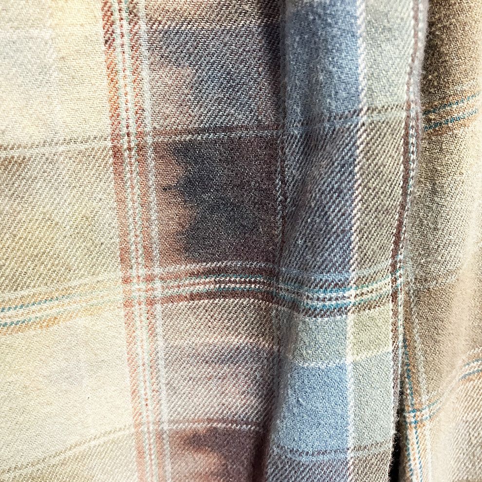 Other Duotone Blue-Beige Flannel Shirt Size US L / EU 52-54 / 3 - 3 Thumbnail