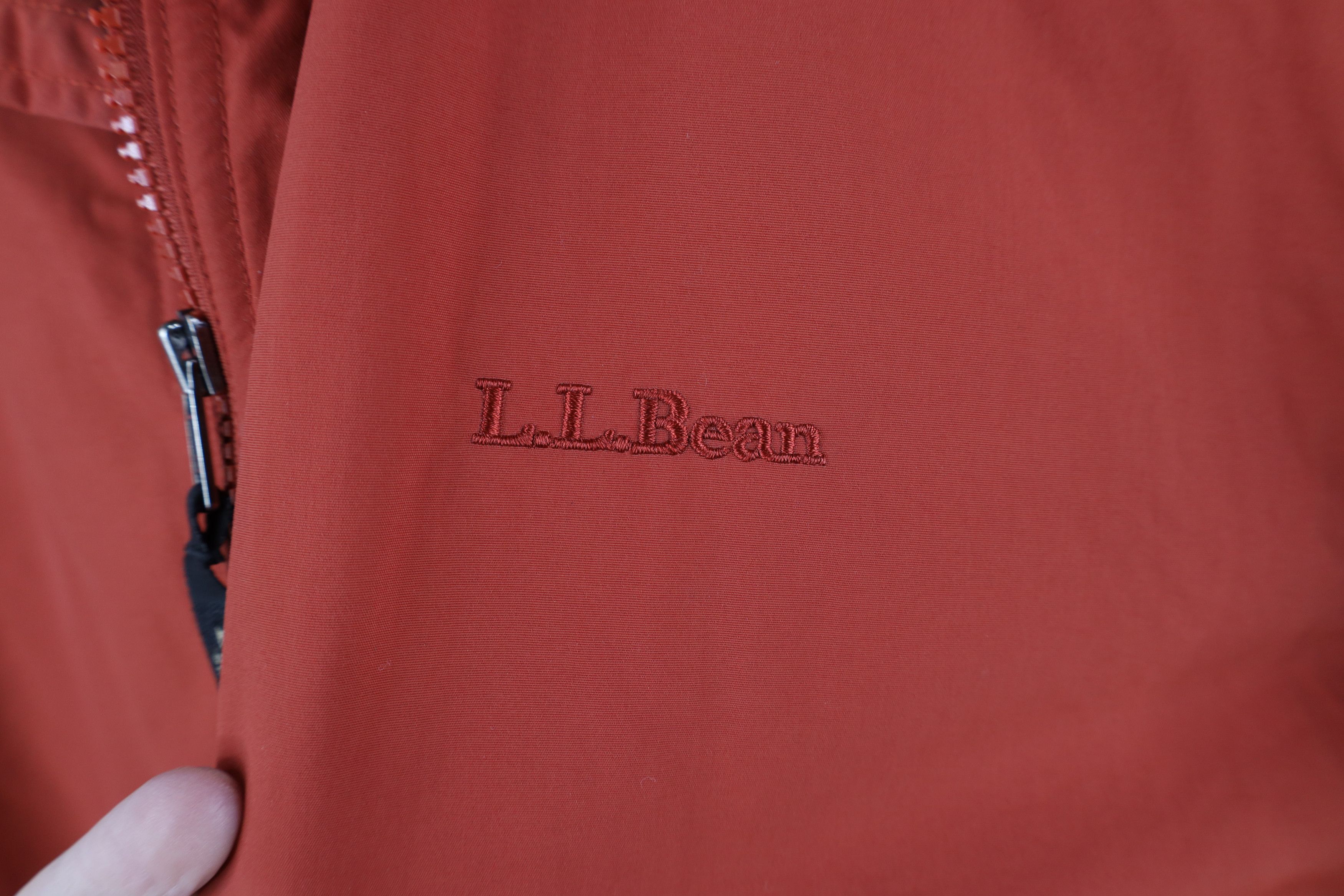 L.L. Bean Vintage LL Bean Fleece Lined Full Zip Bomber Jacket Orange Size US L / EU 52-54 / 3 - 4 Thumbnail