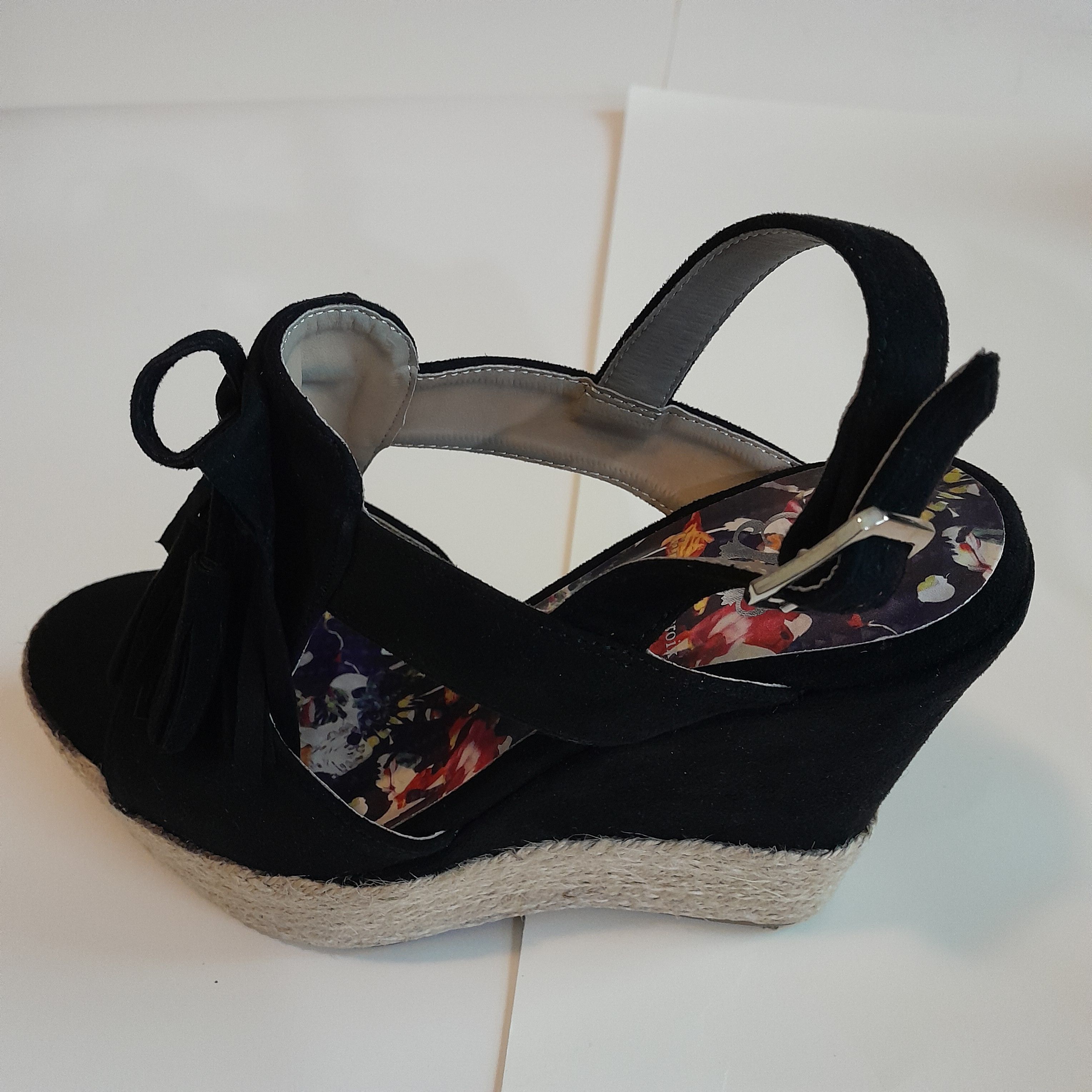 Christian Lacroix Christian Lacroix Angelina Women’s Sandals Black Size 8.5 Size US 8.5 / IT 38.5 - 3 Thumbnail