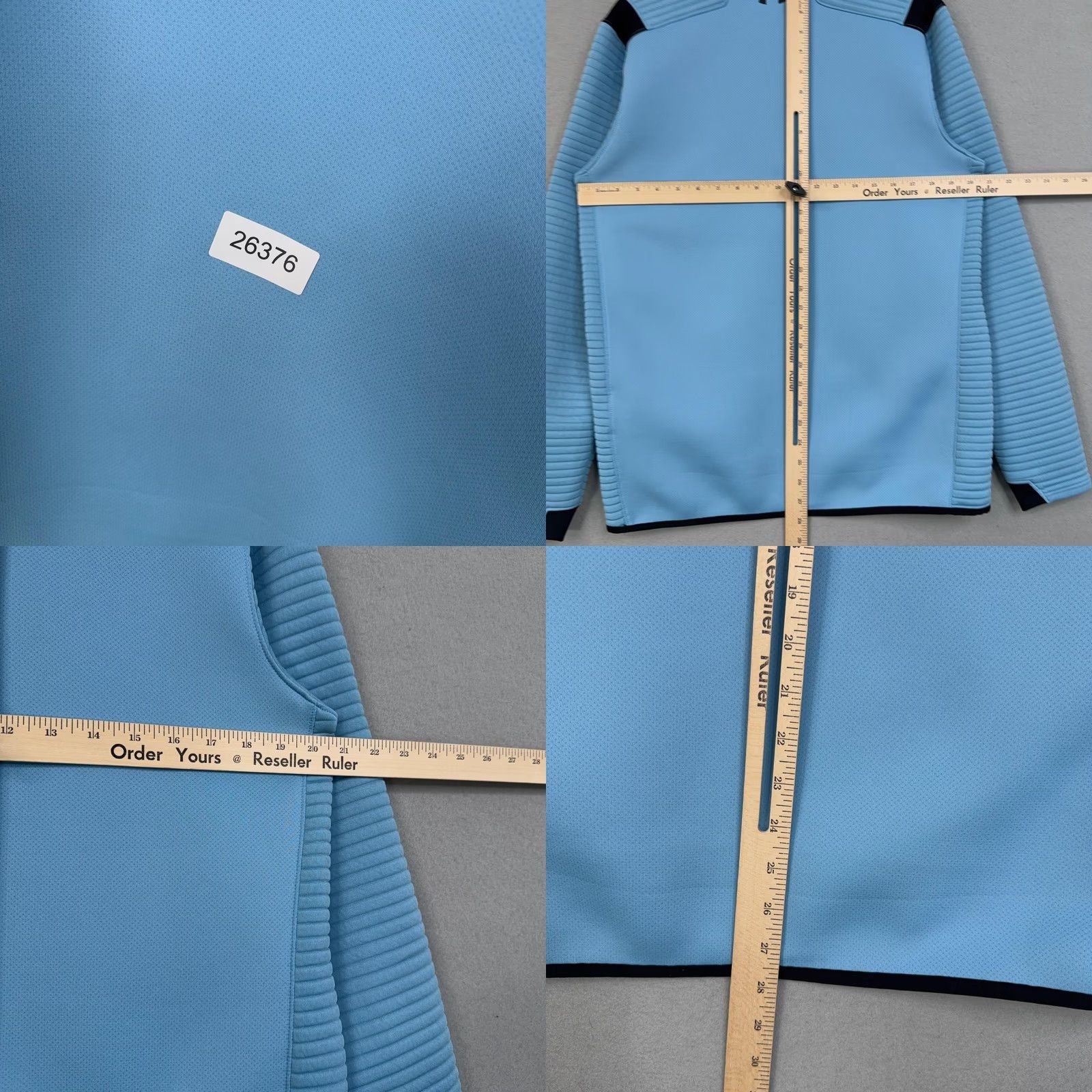 Under Armour Under Armour Pullover Mens Medium Blue ColdGear Golf 1/4 Zip Mock Neck Top Size US M / EU 48-50 / 2 - 8 Thumbnail