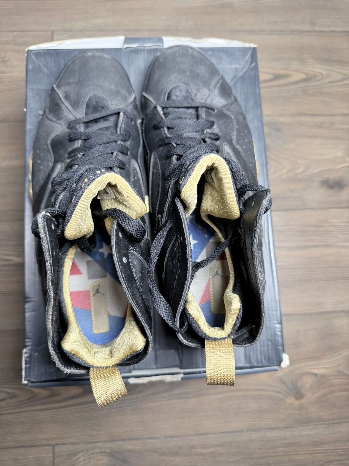 Jordan Brand Air Jordan 6 & 7 “Golden Moments Pack” GMP – Size 10.5 Size US 10.5 / EU 43-44 - 14 Thumbnail