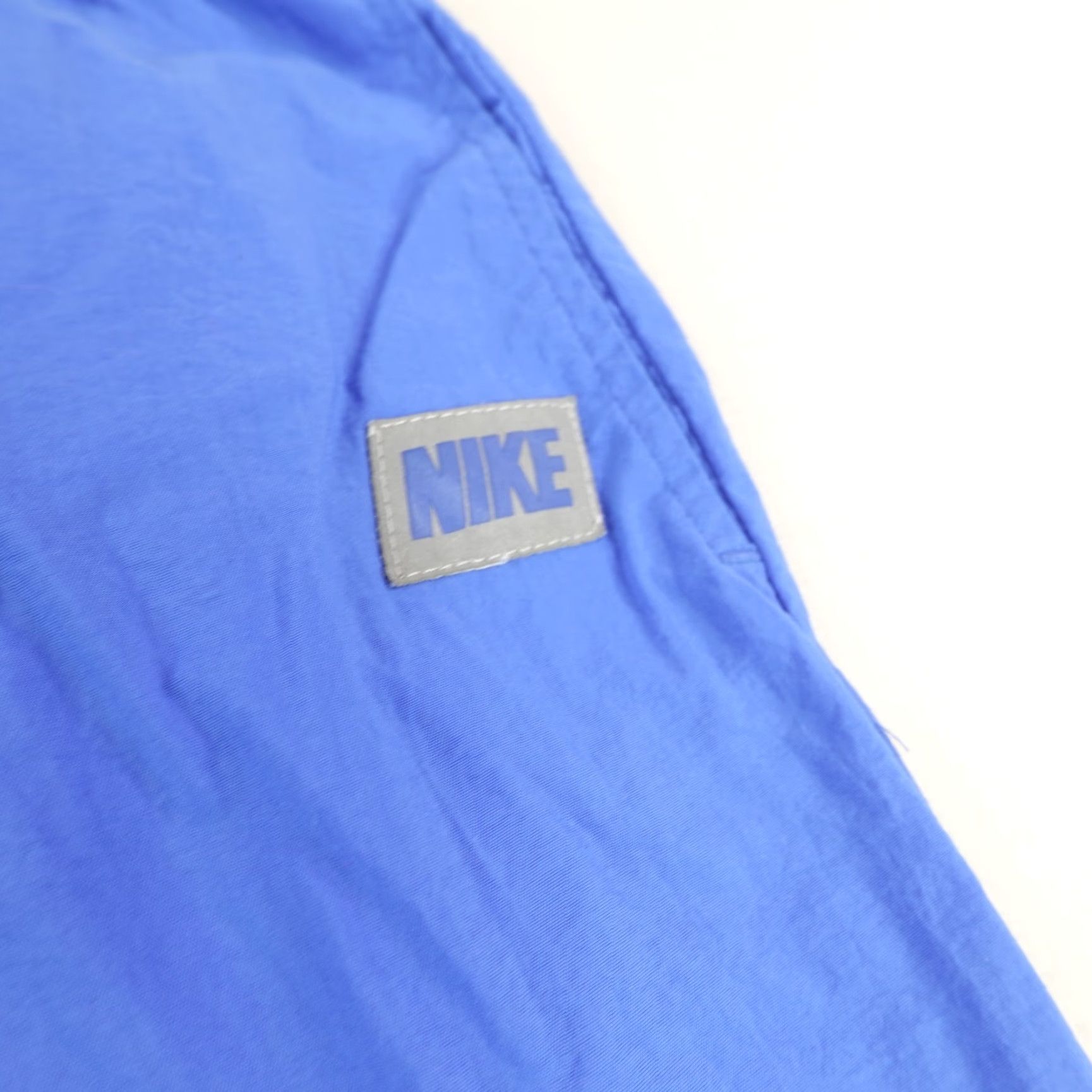 Nike VINTAGE Nike Track Pants Mens Medium Blue Tapered Joggers 90s Activewear Size US 28 / EU 44 - 6 Thumbnail