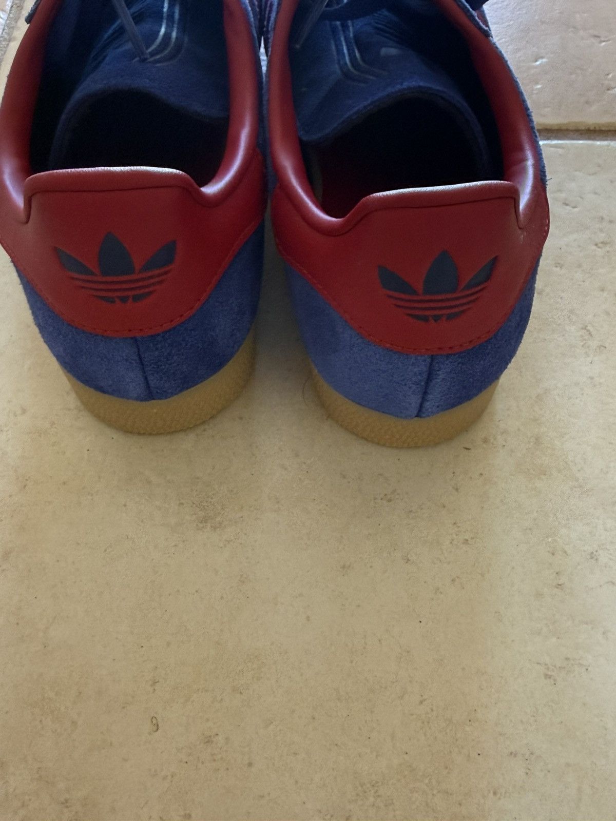 Adidas Red and Blue Gazelle Size US 10.5 / EU 43-44 - 2 Thumbnail