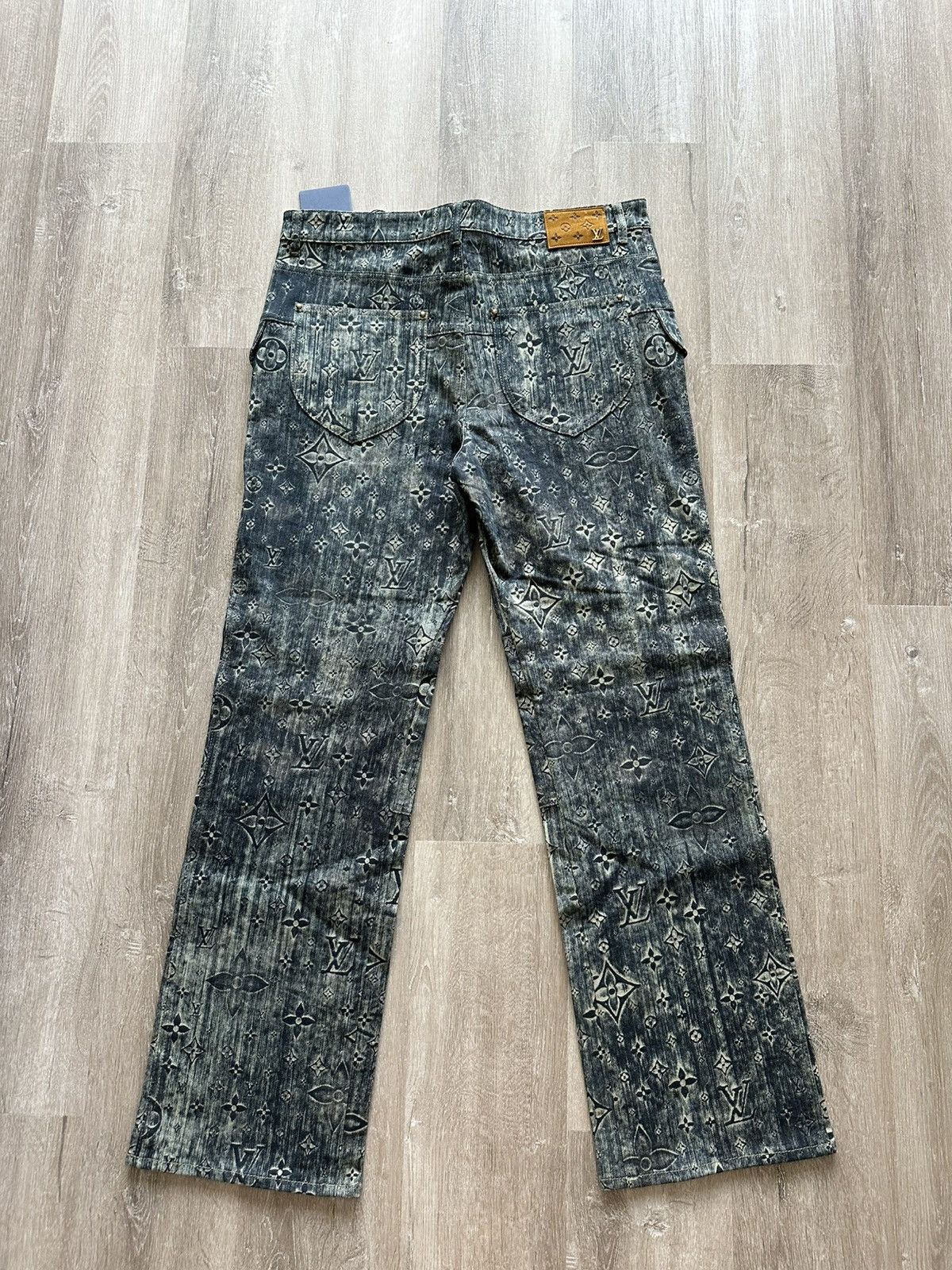 Louis Vuitton LOUIS VUITTON Denim Monogram Pant Size US 34 / EU 50 - 6 Thumbnail